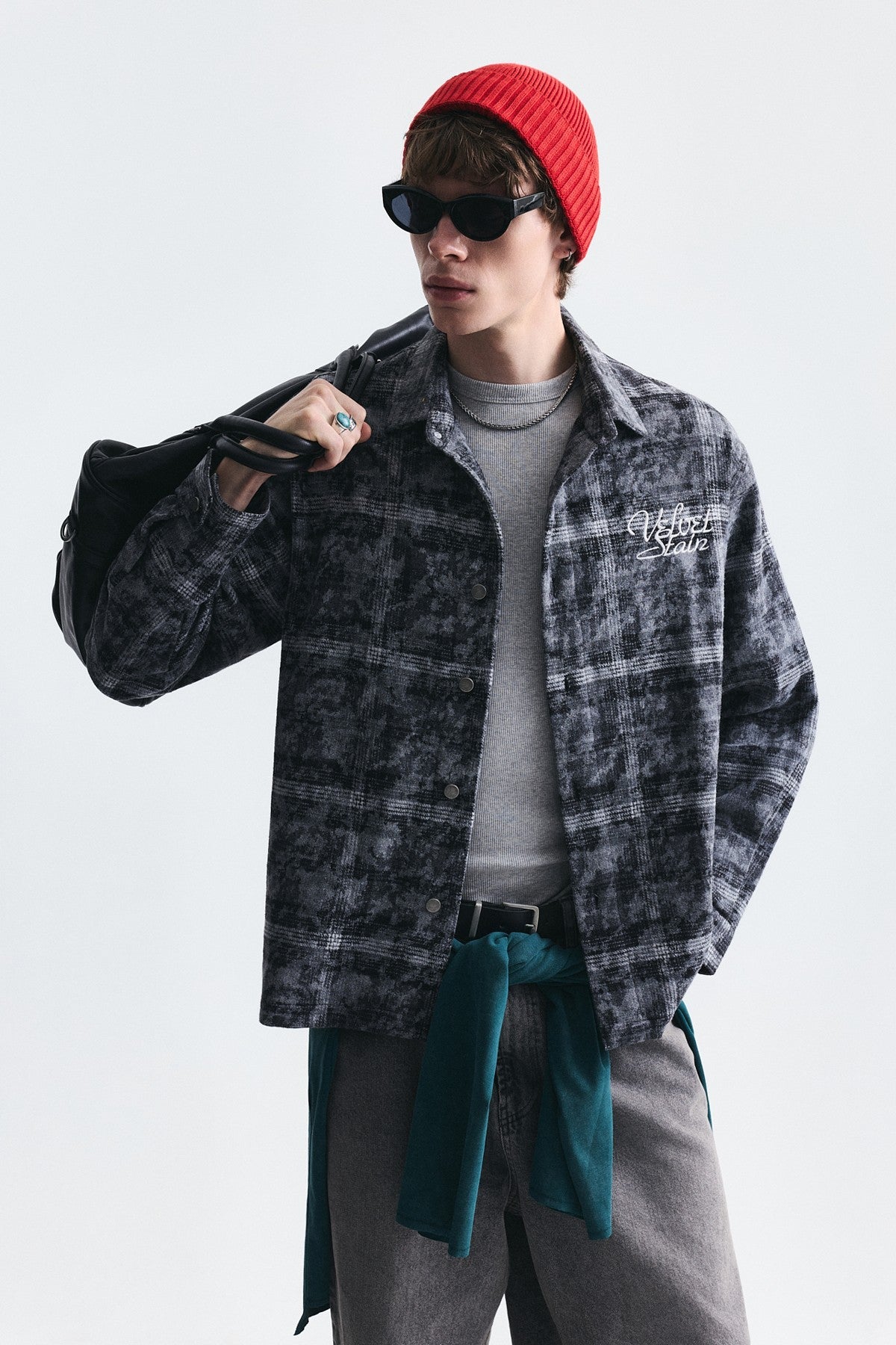 Oversized Checkered Shirt