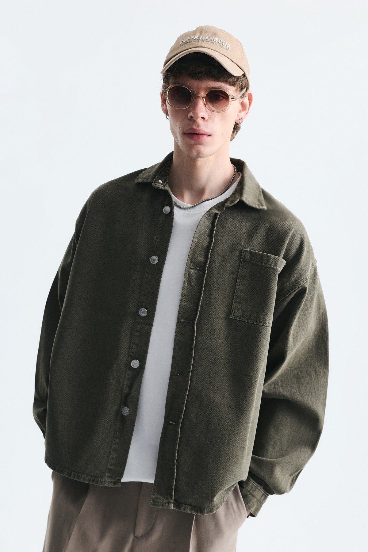 Oversized Denim Shirt