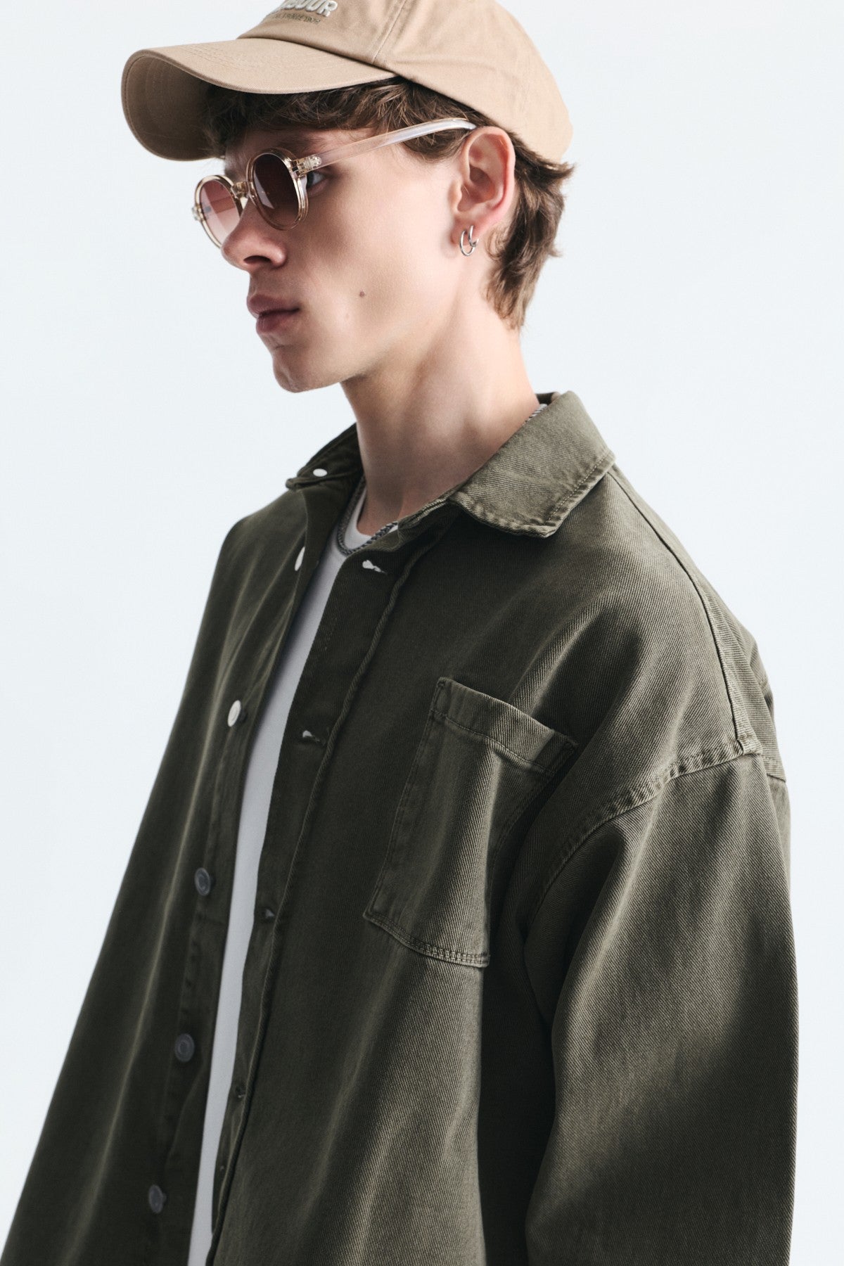 Oversized Denim Shirt