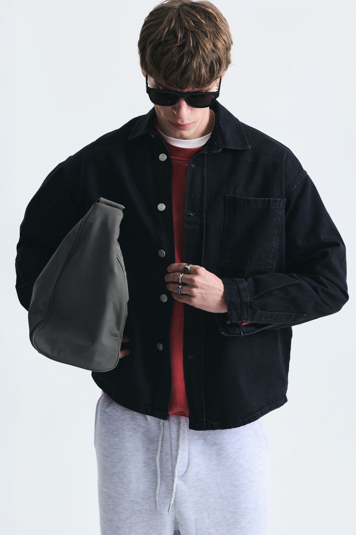 Oversized Denim Shirt