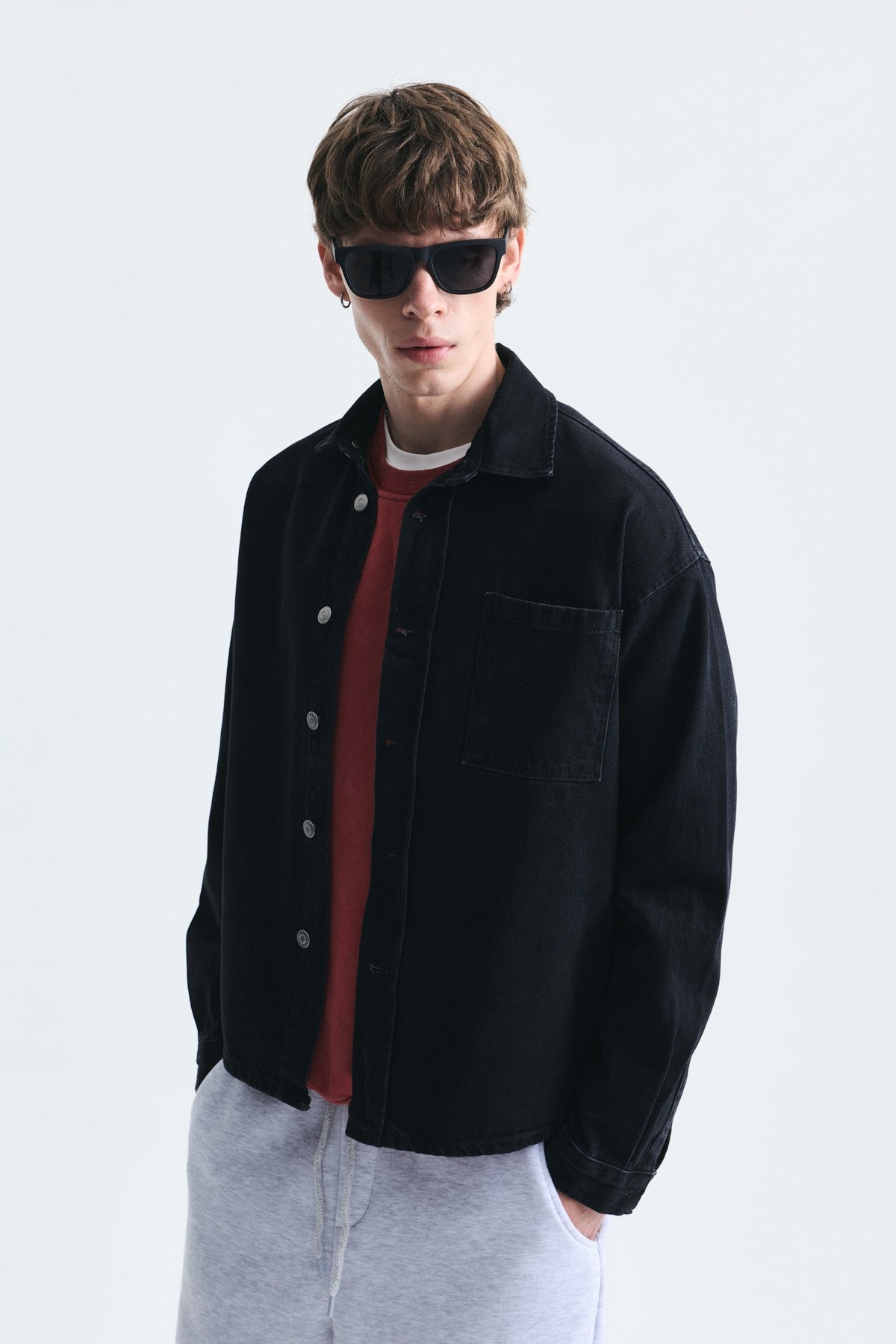Oversized Denim Shirt