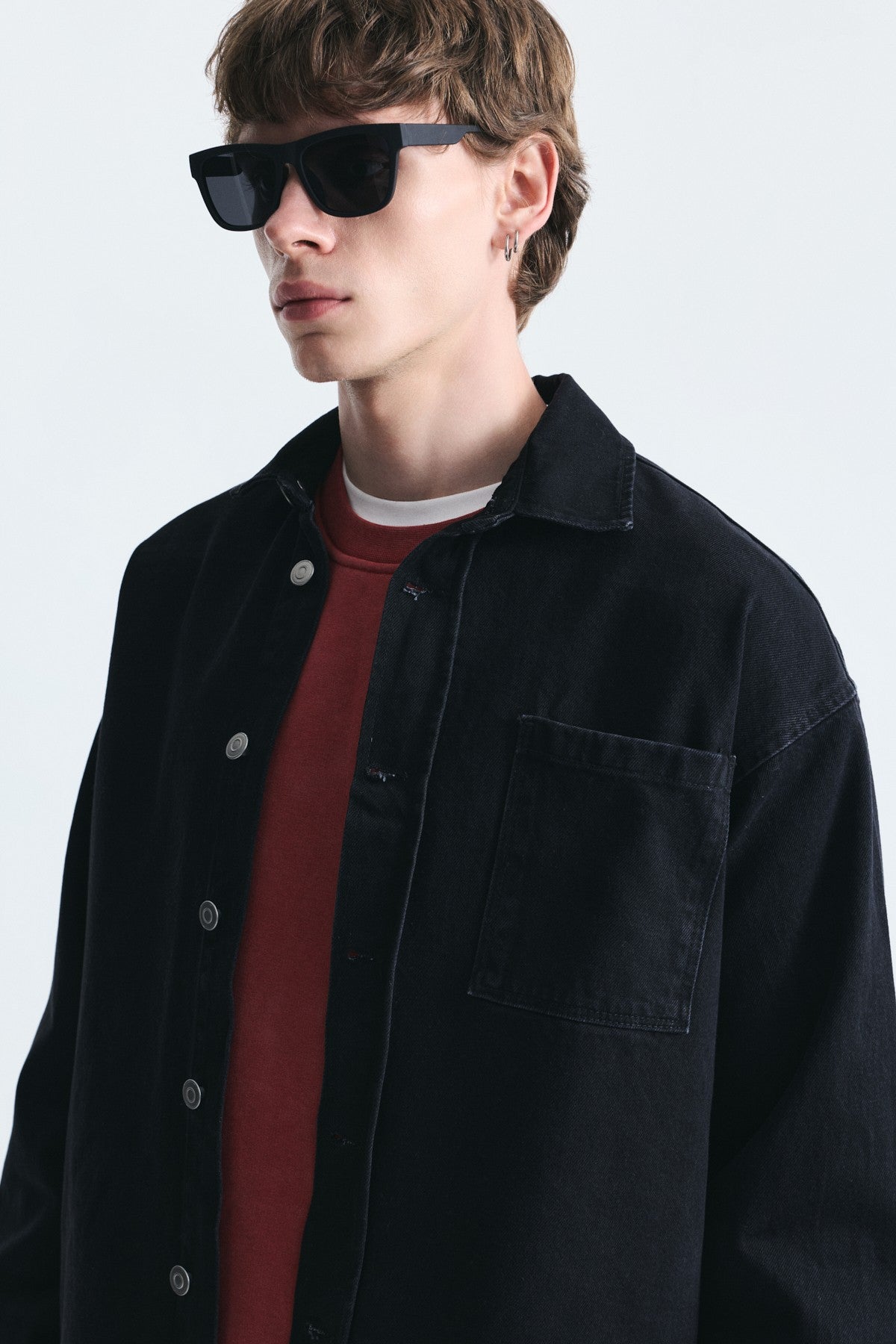 Oversized Denim Shirt