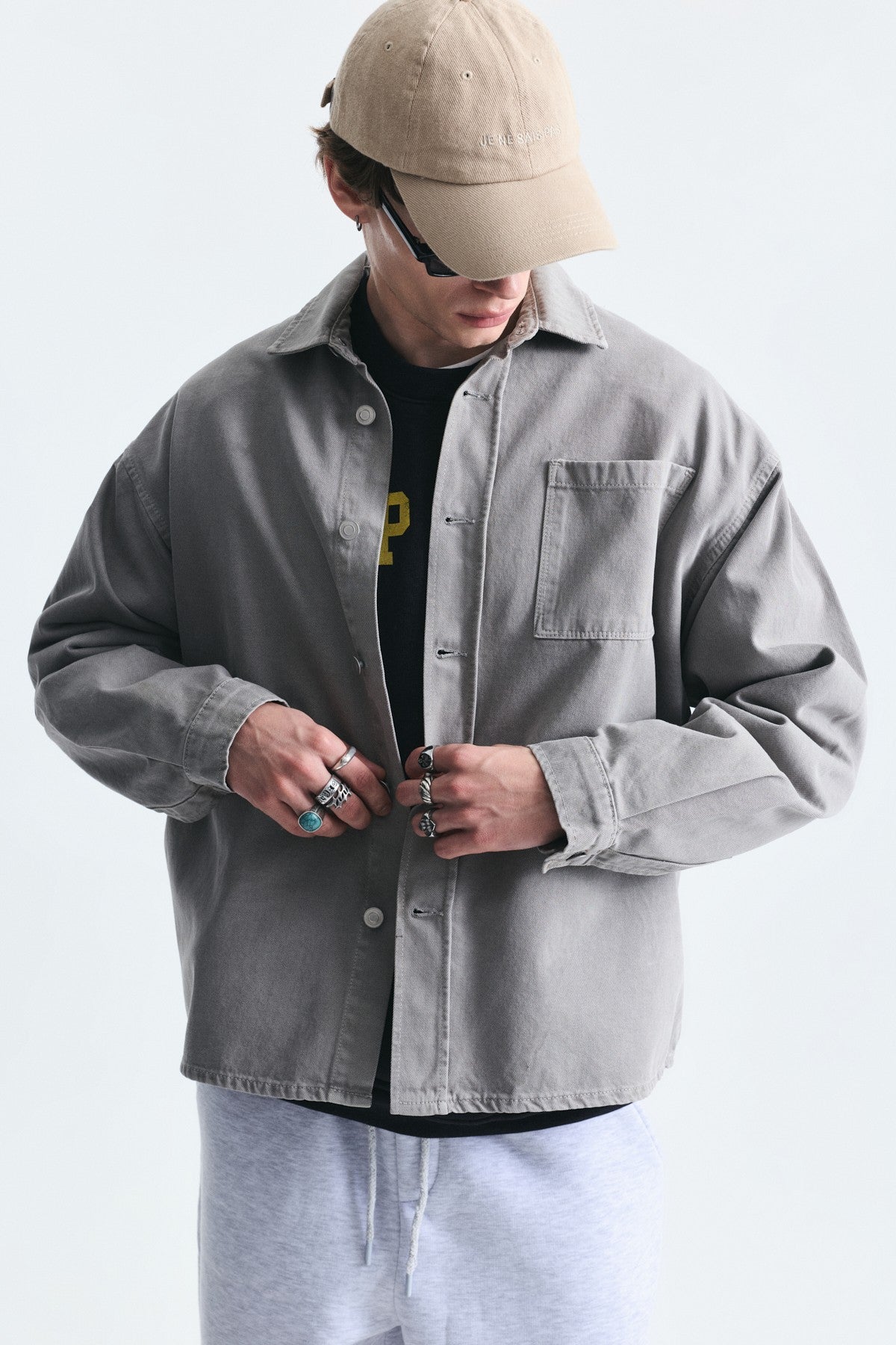 Oversized Denim Shirt
