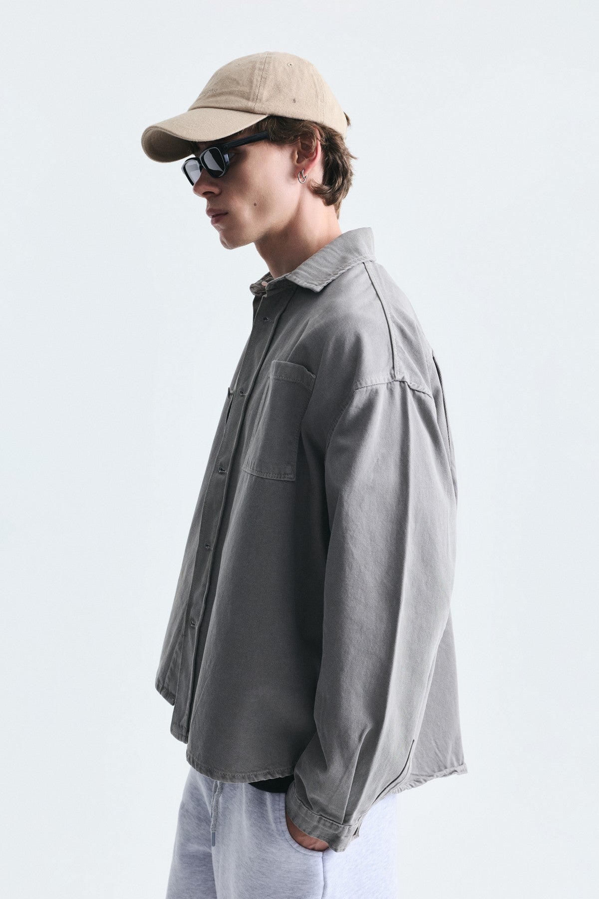 Oversized Denim Shirt