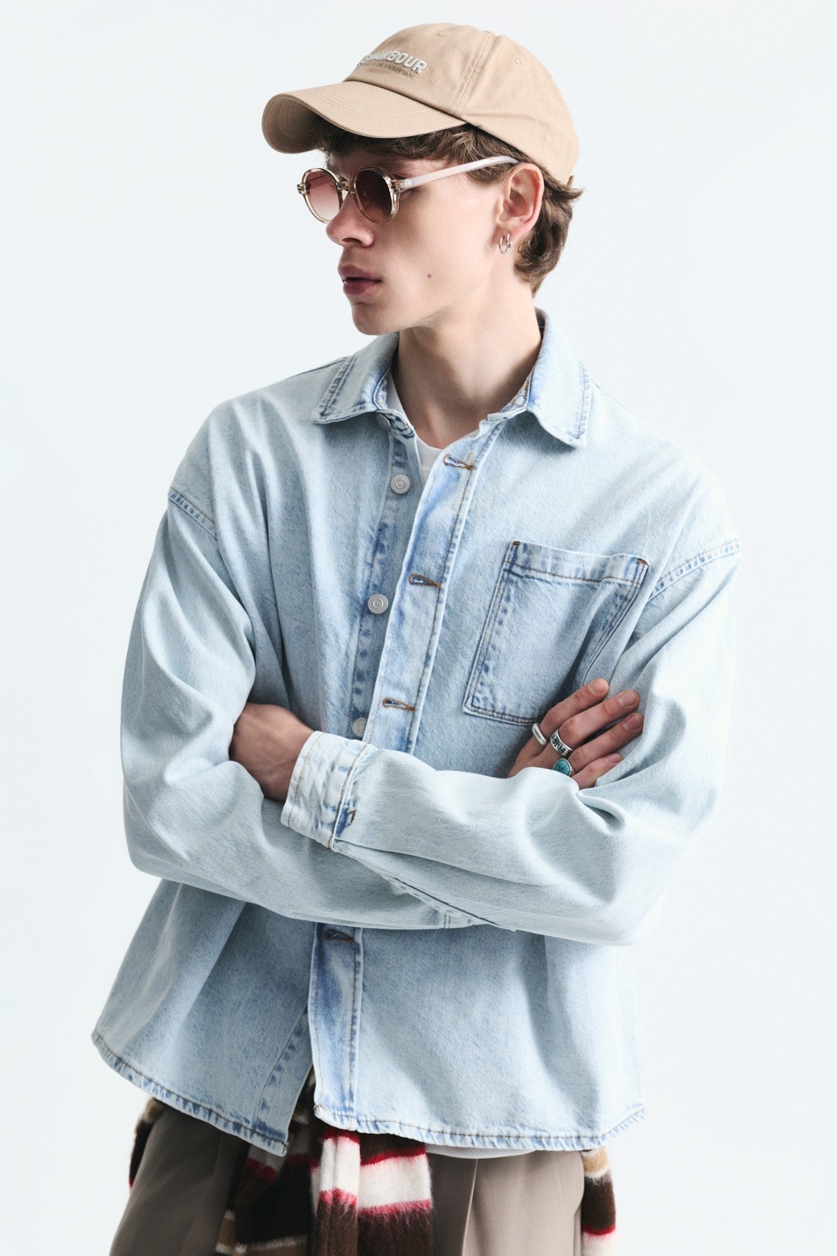 Oversized Denim Shirt