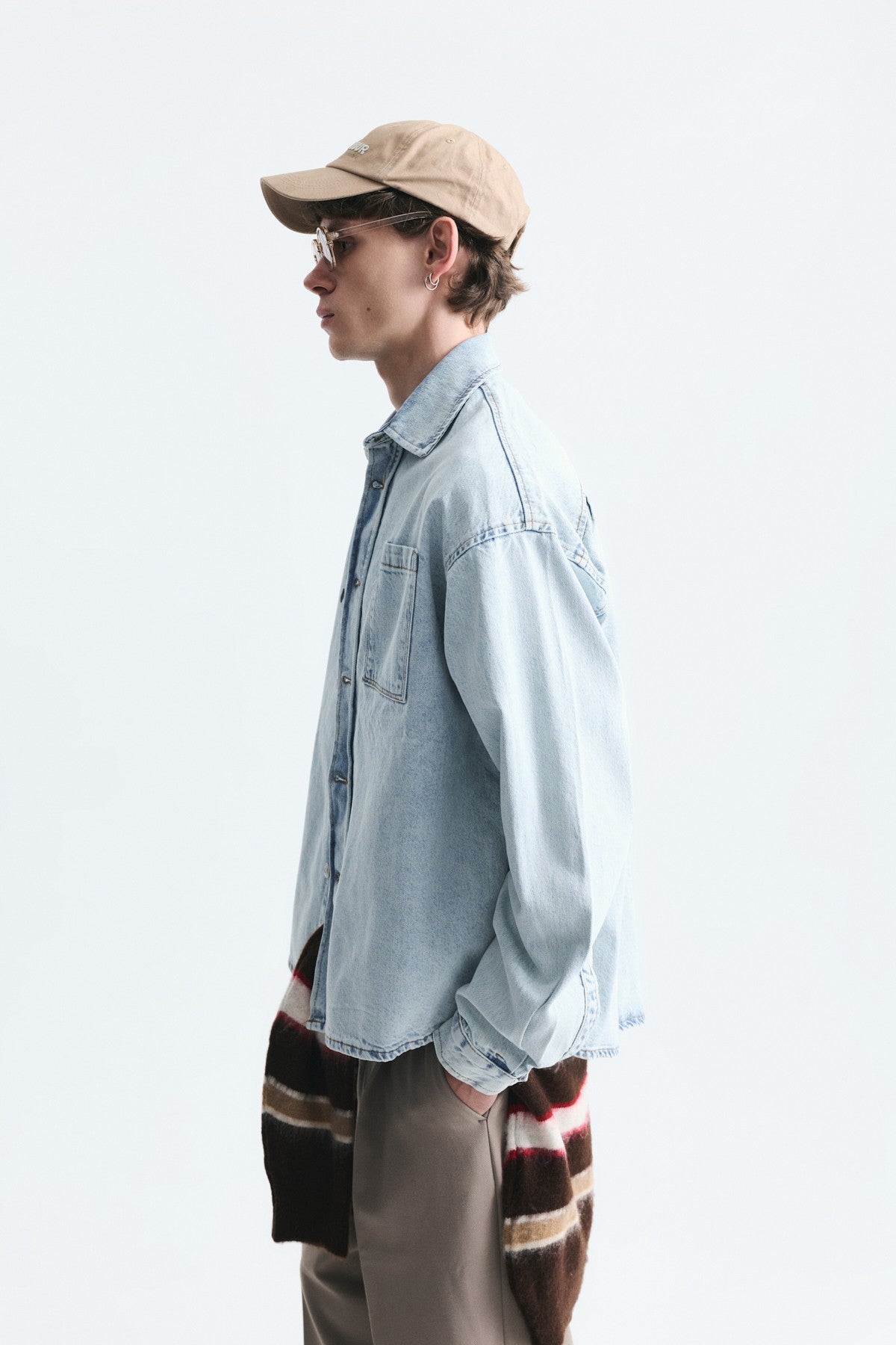 Oversized Denim Shirt