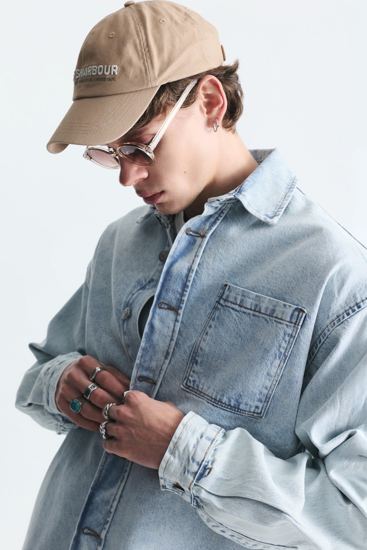 Oversized Denim Shirt