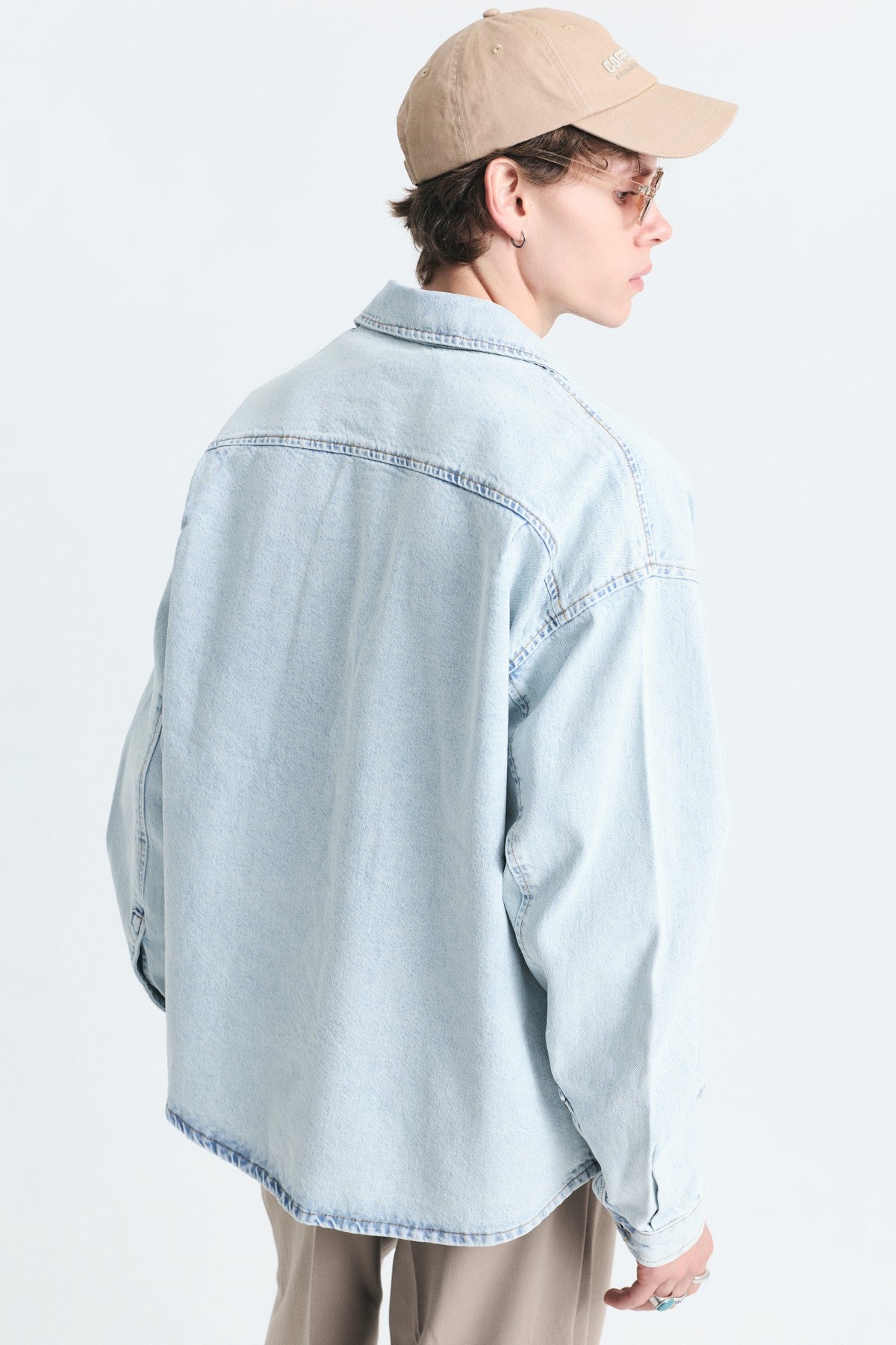 Oversized Denim Shirt