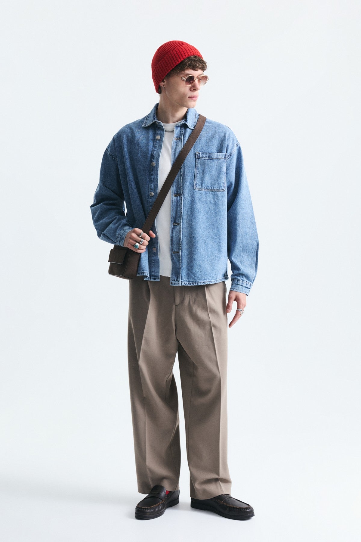 Oversized Denim Shirt