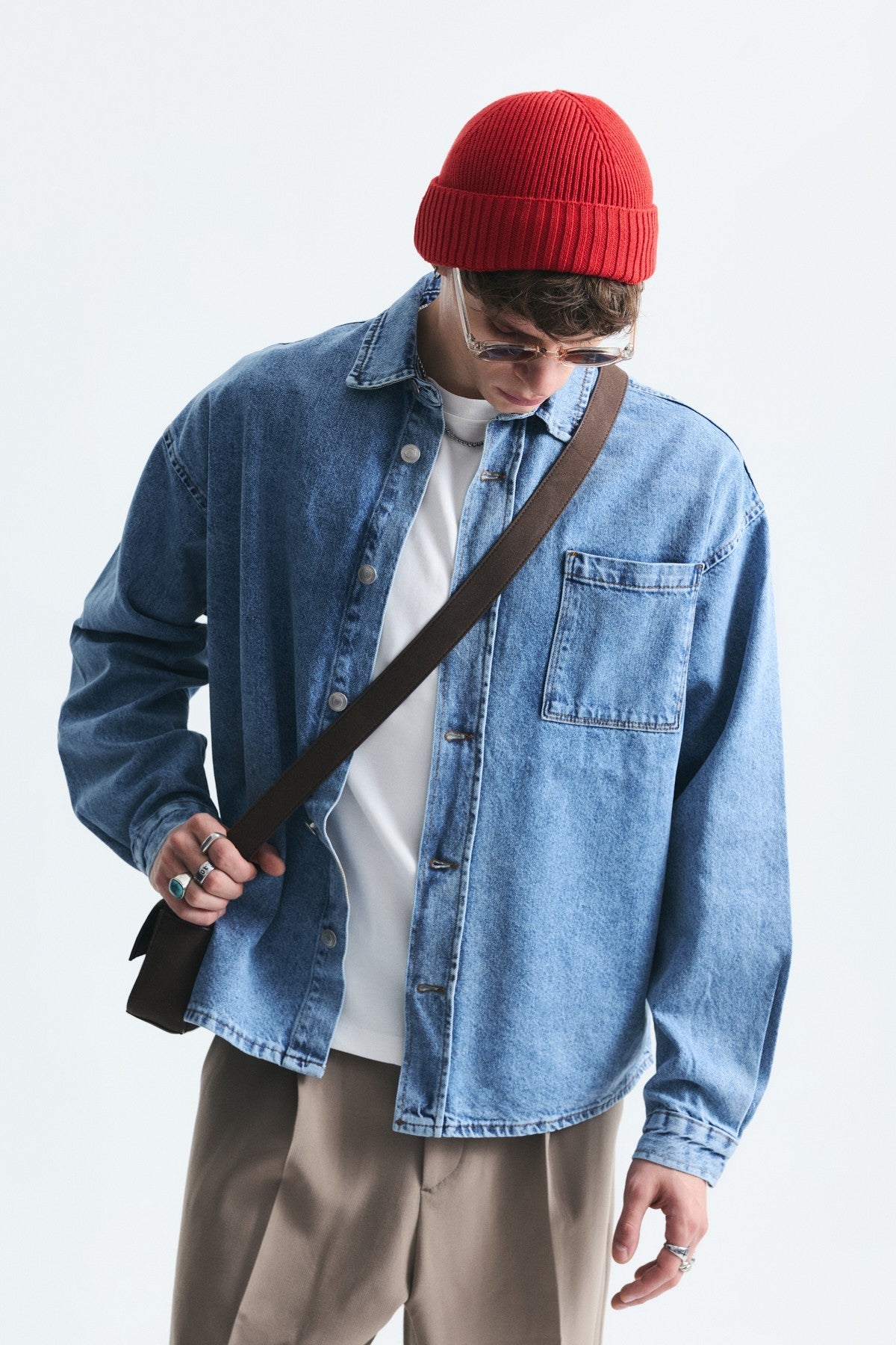 Oversized Denim Shirt