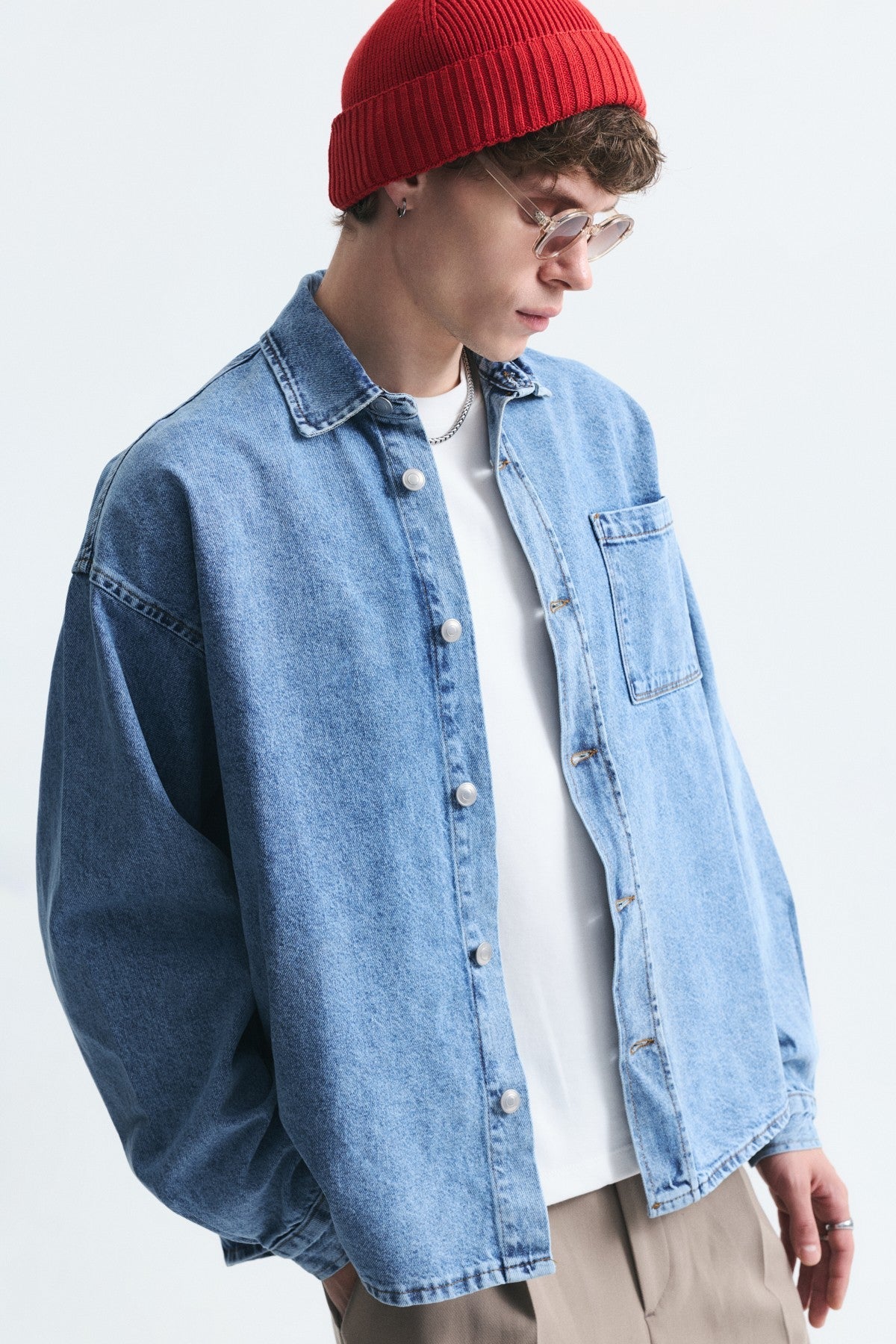 Oversized Denim Shirt