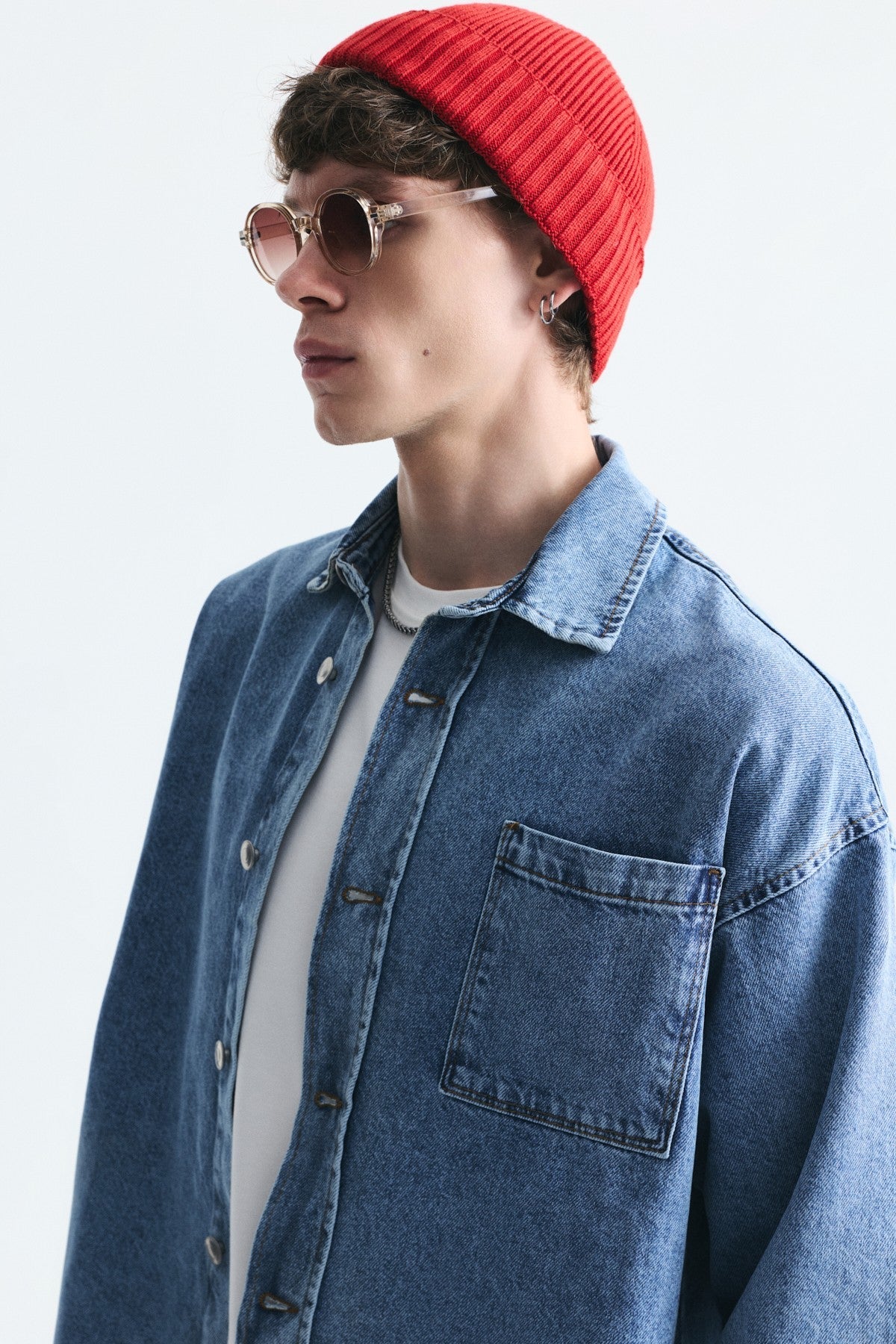 Oversized Denim Shirt
