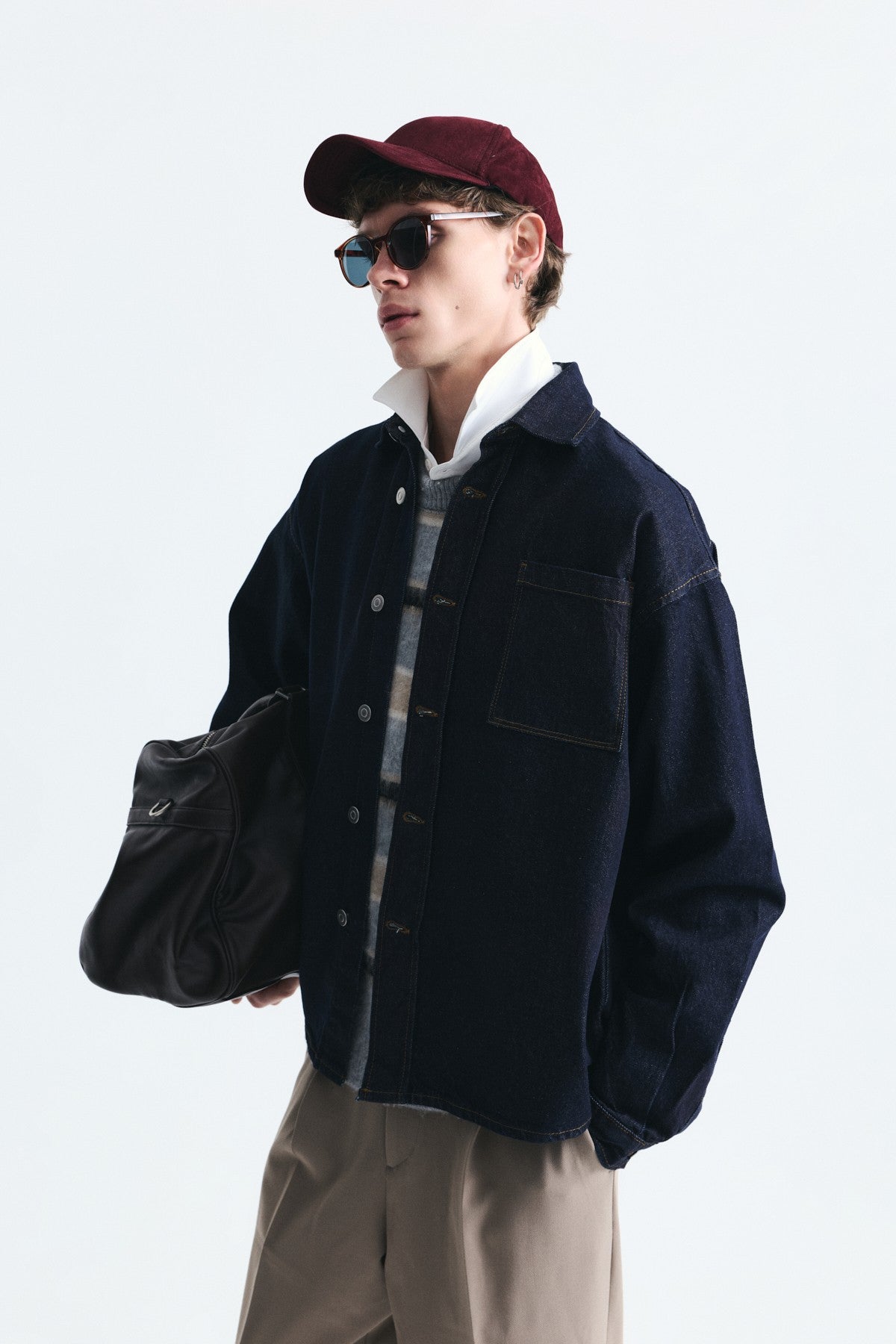 Oversized Denim Shirt