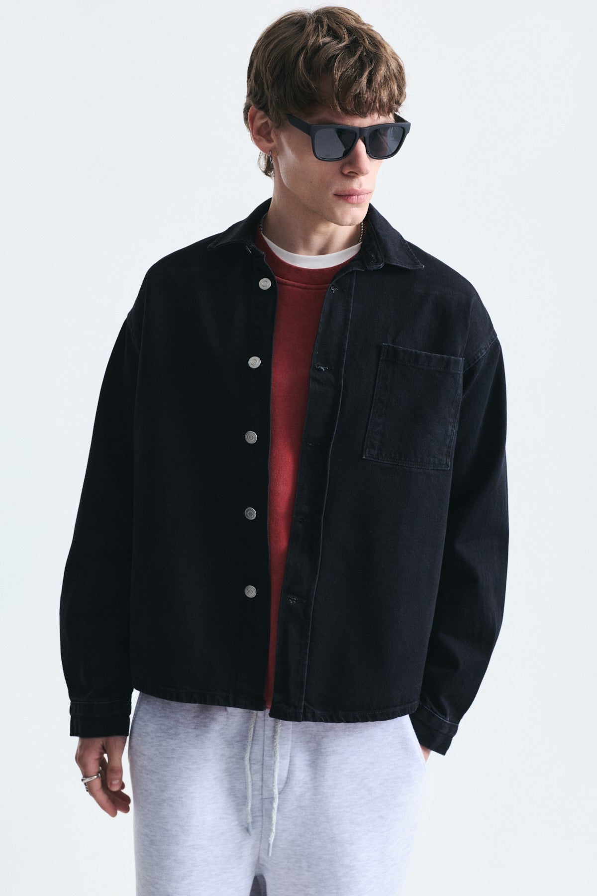 Oversized Denim Shirt