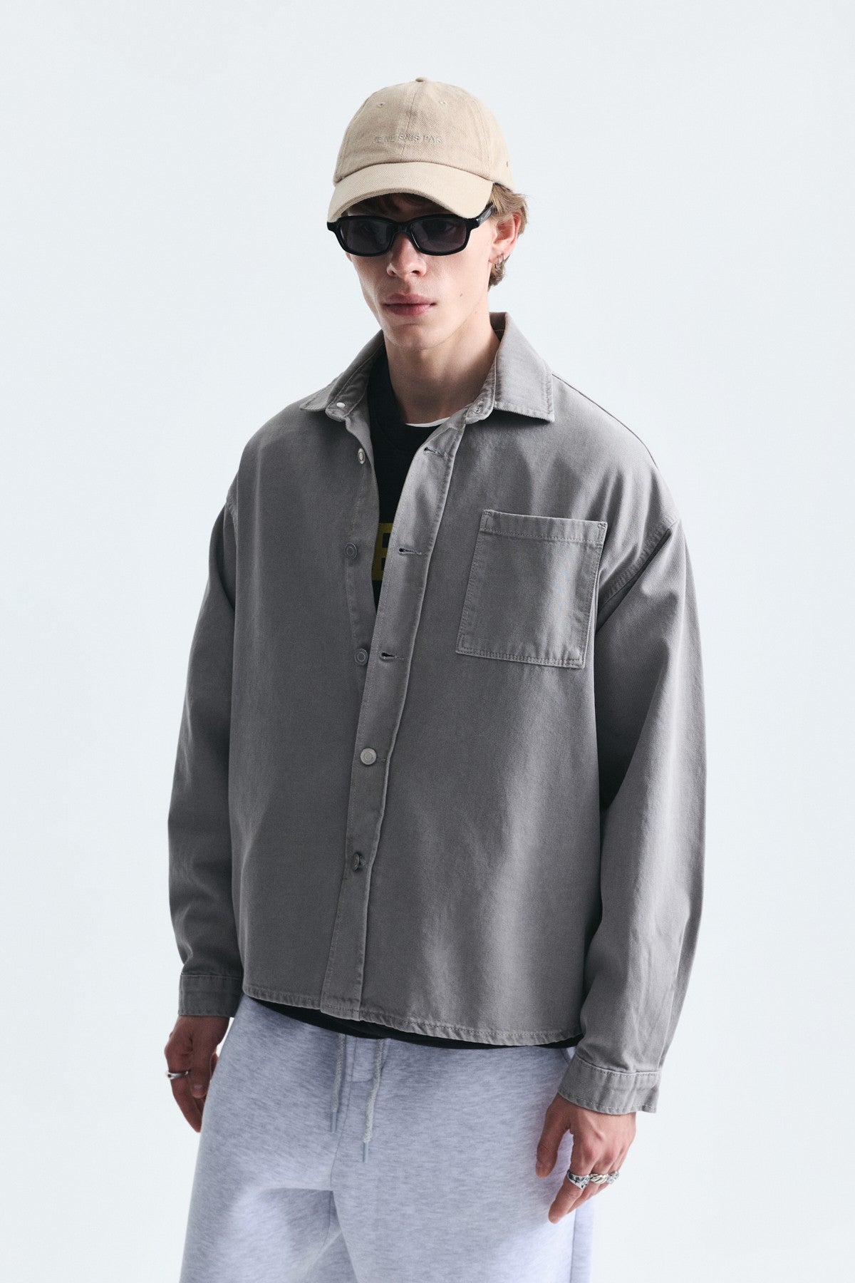 Oversized Denim Shirt