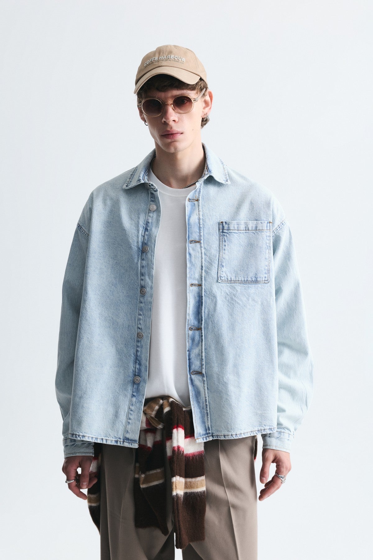 Oversized Denim Shirt