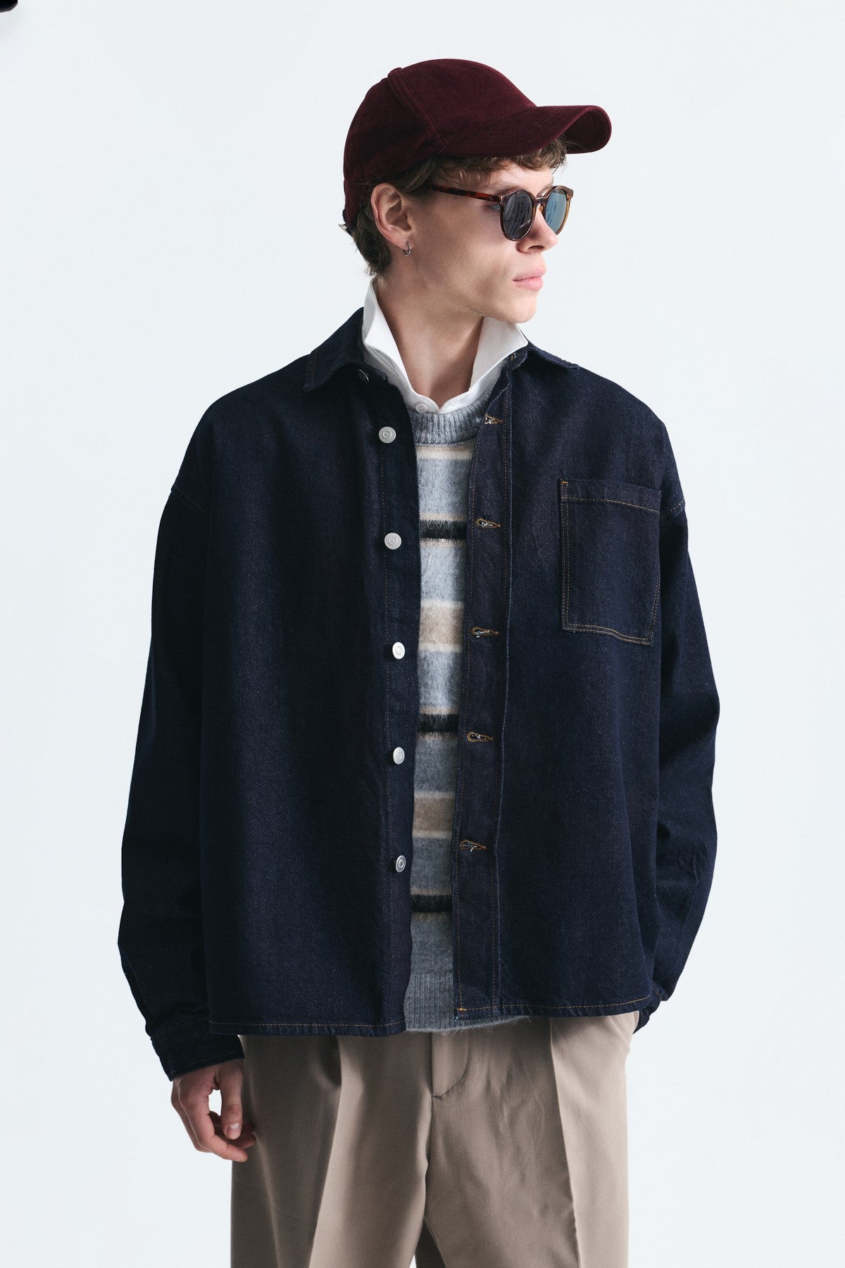 Oversized Denim Shirt