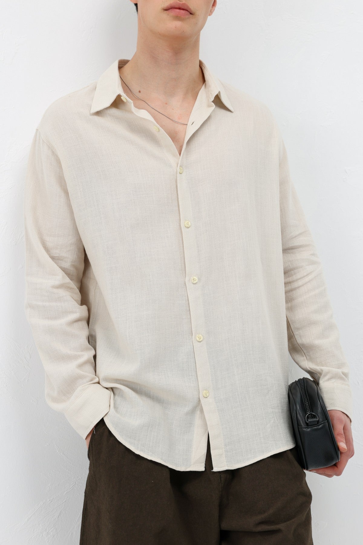 Basic Oversized Linen Shirt