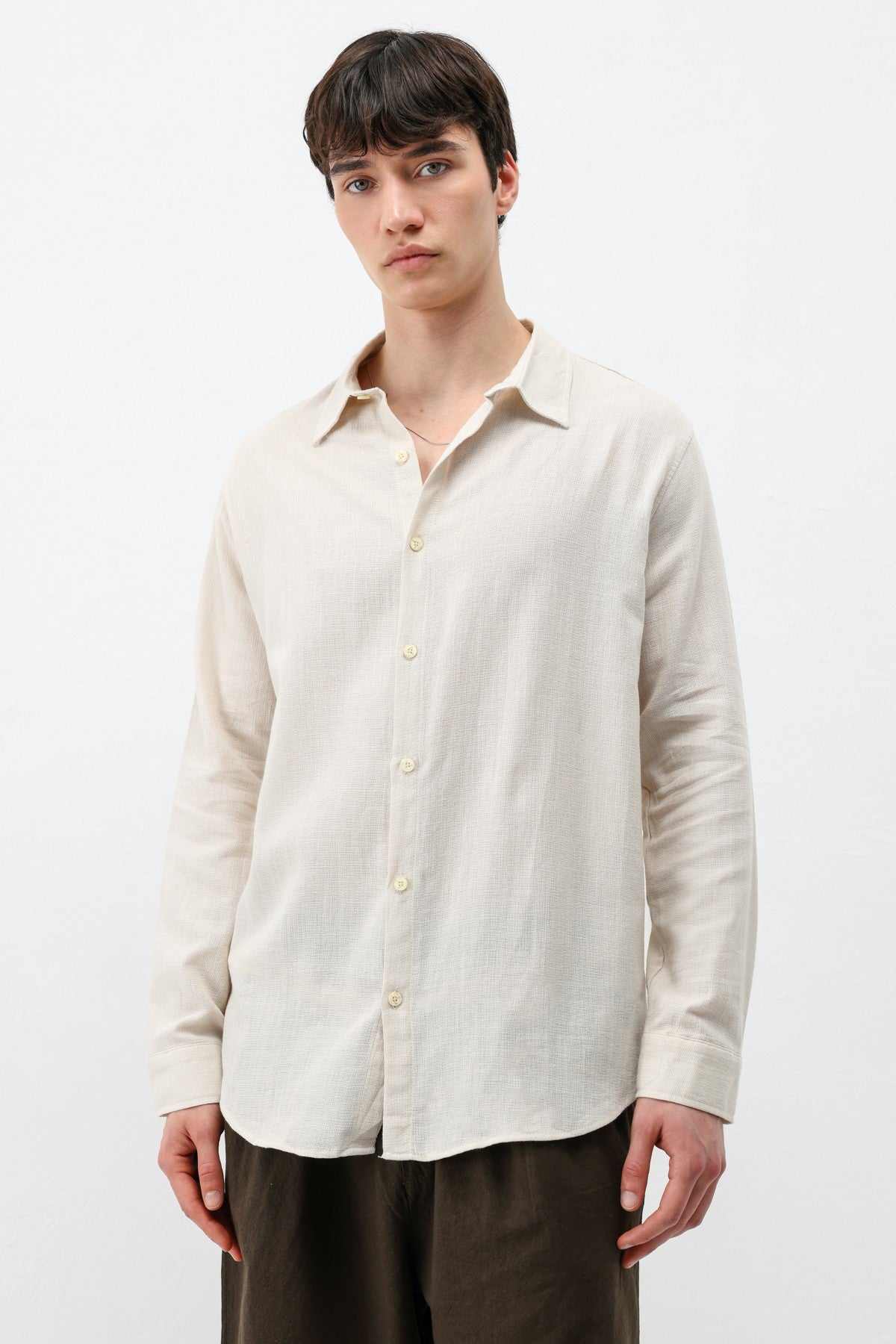 Basic Oversized Linen Shirt