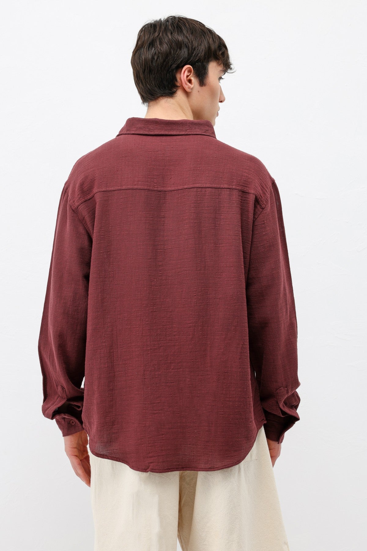Basic Oversized Linen Shirt