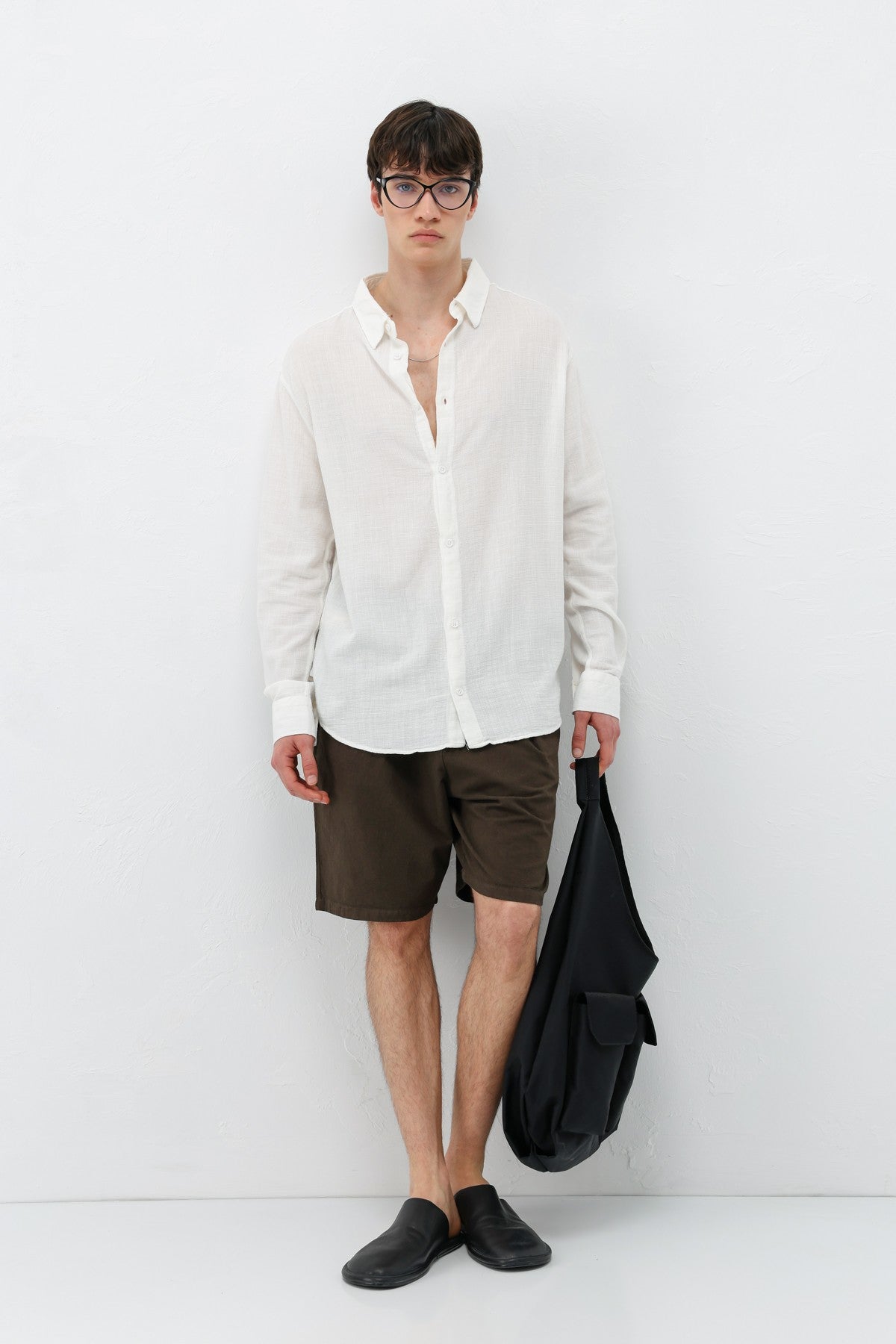 Basic Oversized Linen Shirt