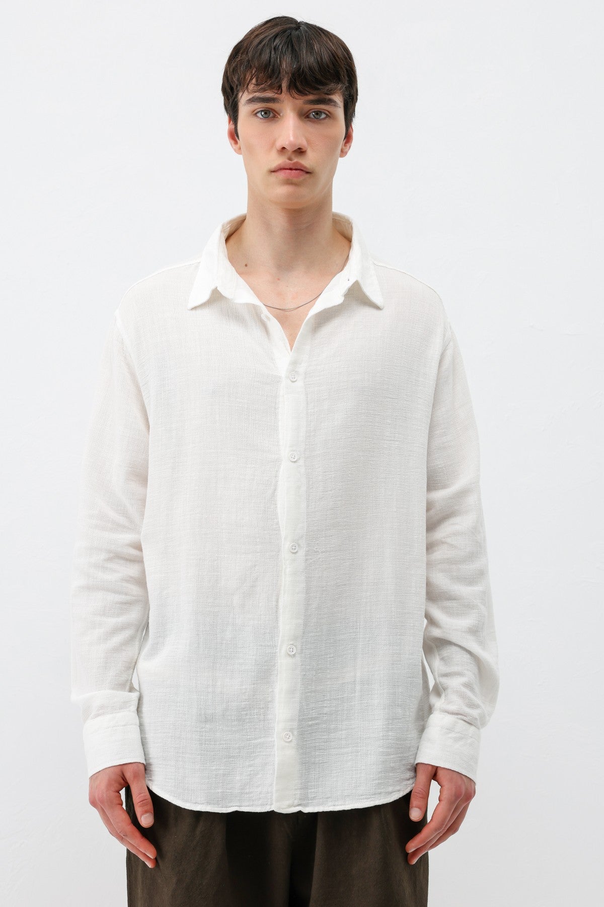 Basic Oversized Linen Shirt