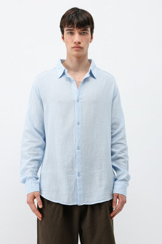 Basic Oversized Linen Shirt