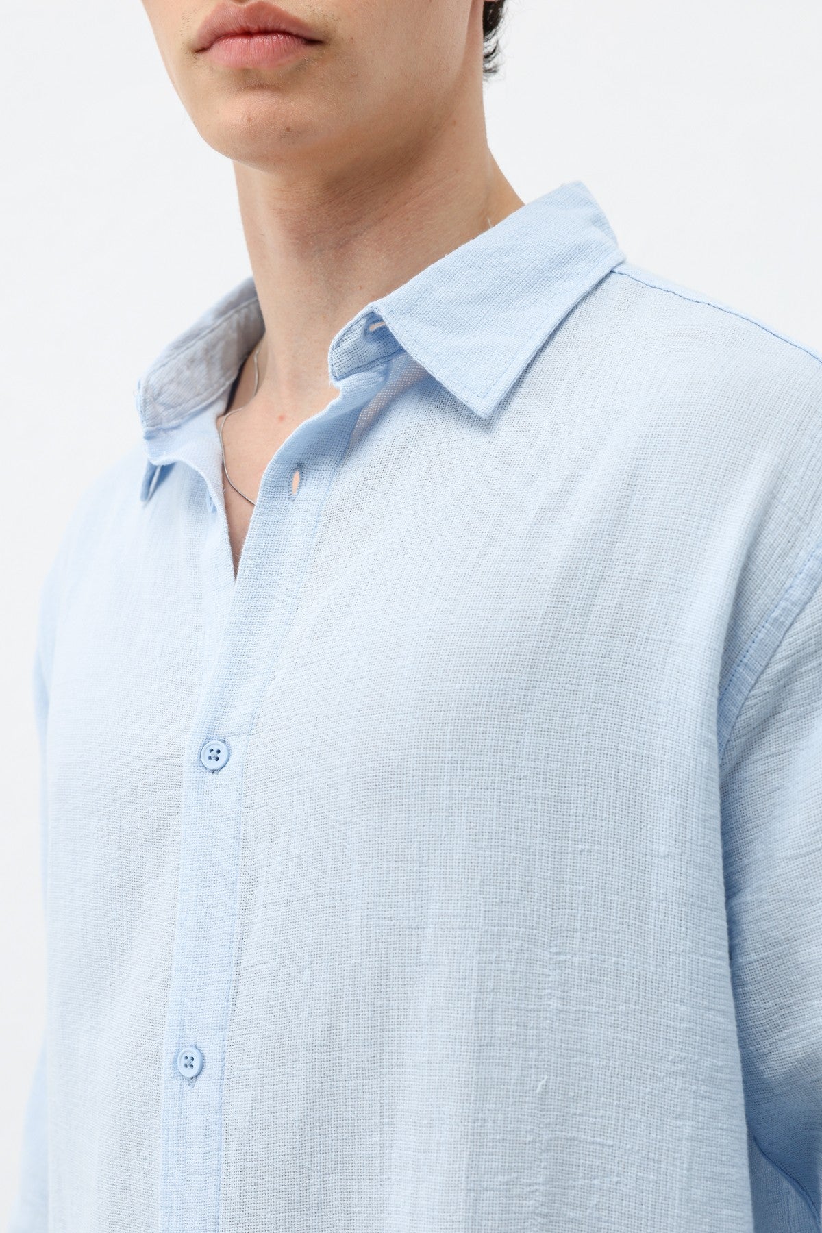 Basic Oversized Linen Shirt