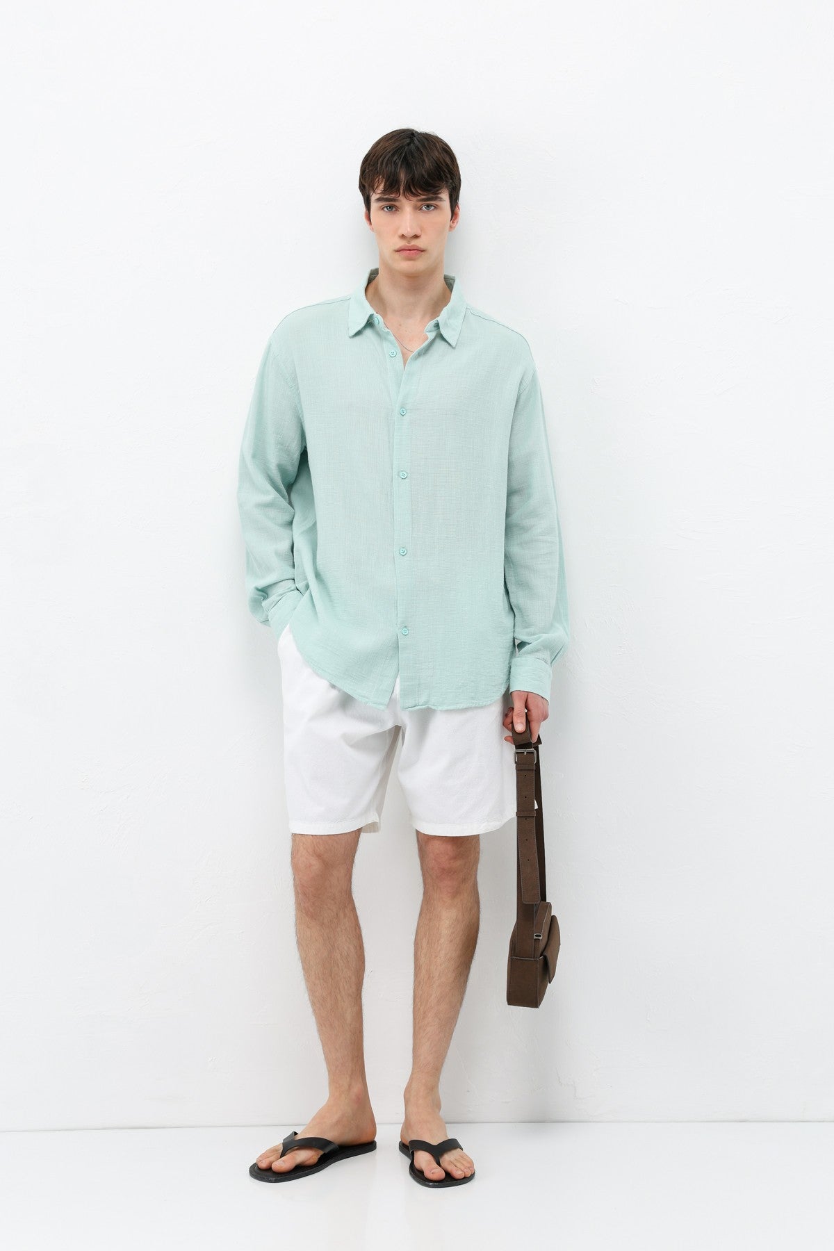 Basic Oversized Linen Shirt