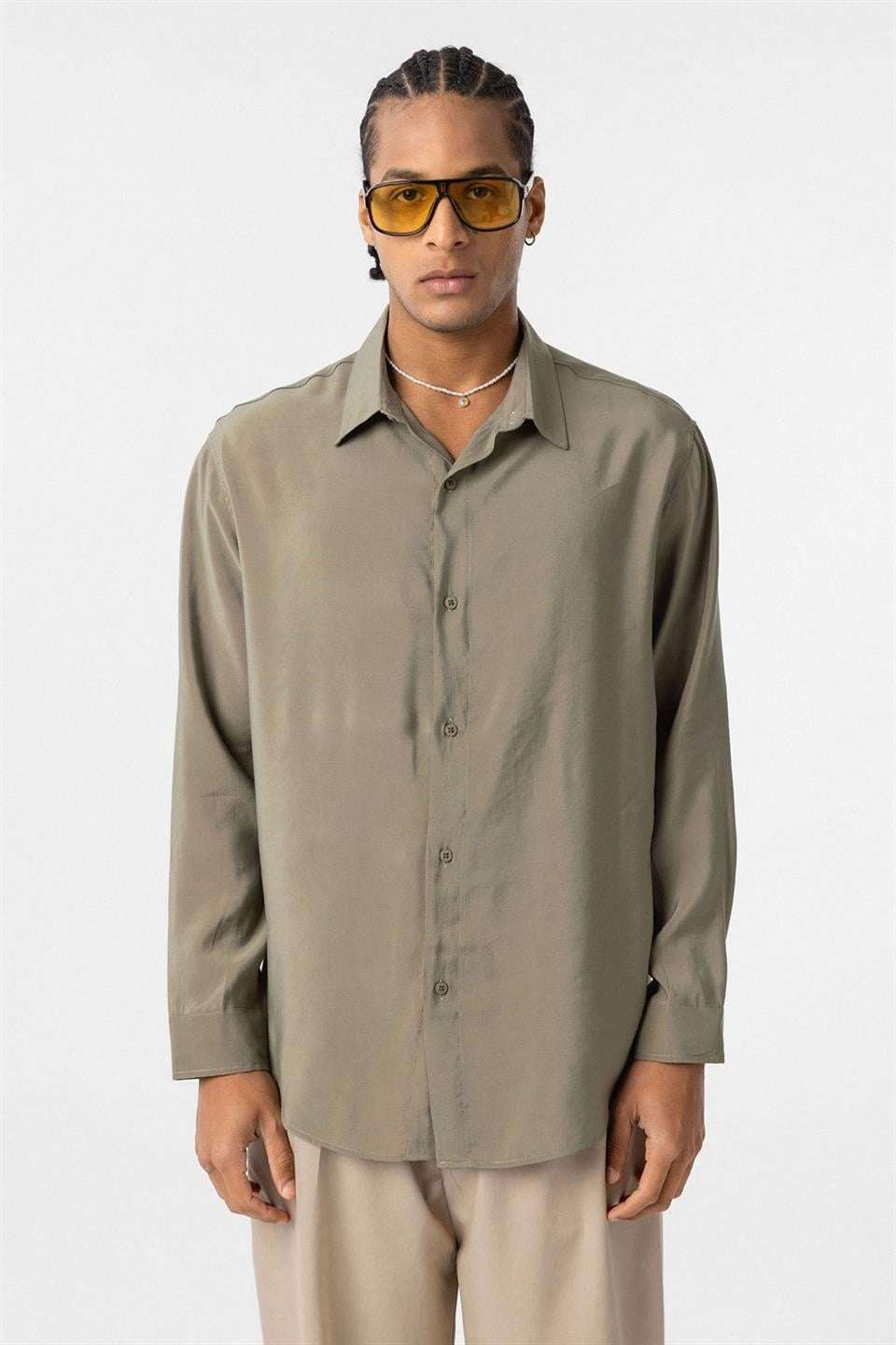 Oversized Modal Shirt