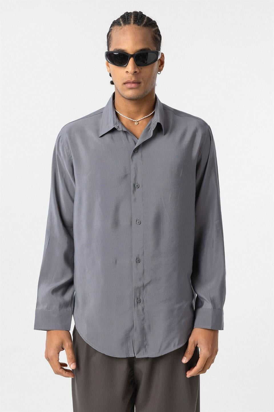 Oversized Modal Shirt
