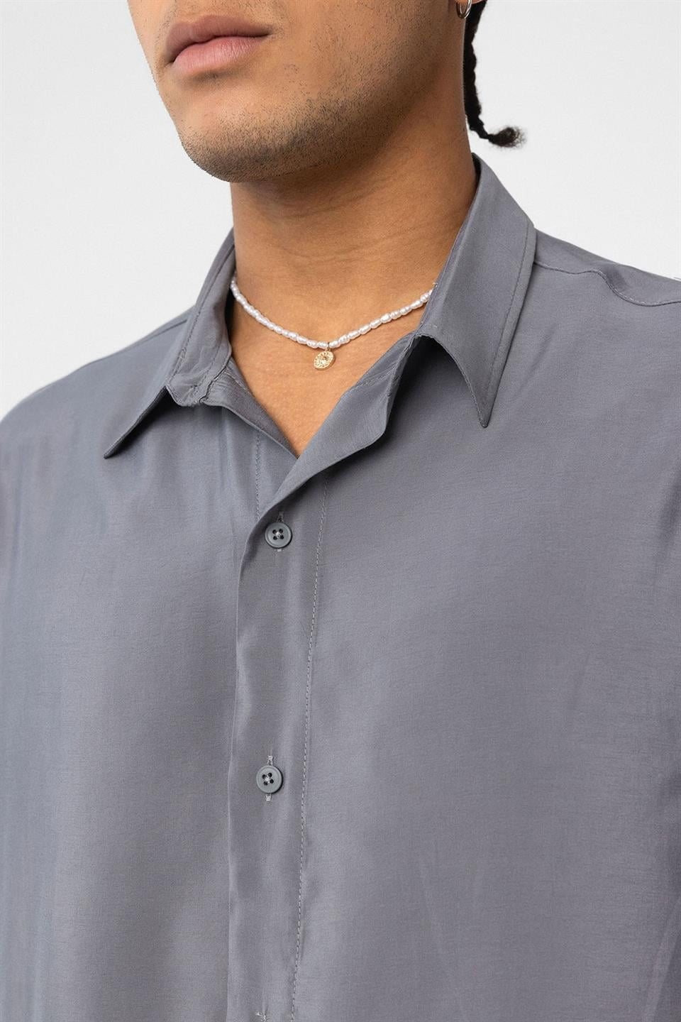 Oversized Modal Shirt
