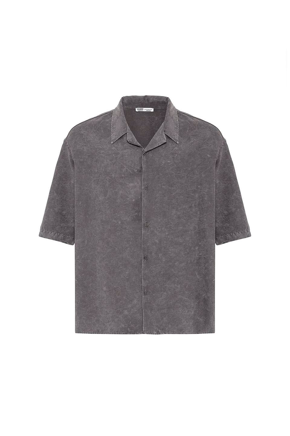 Oversized Short-Sleeve Shirt (Machine Washable)