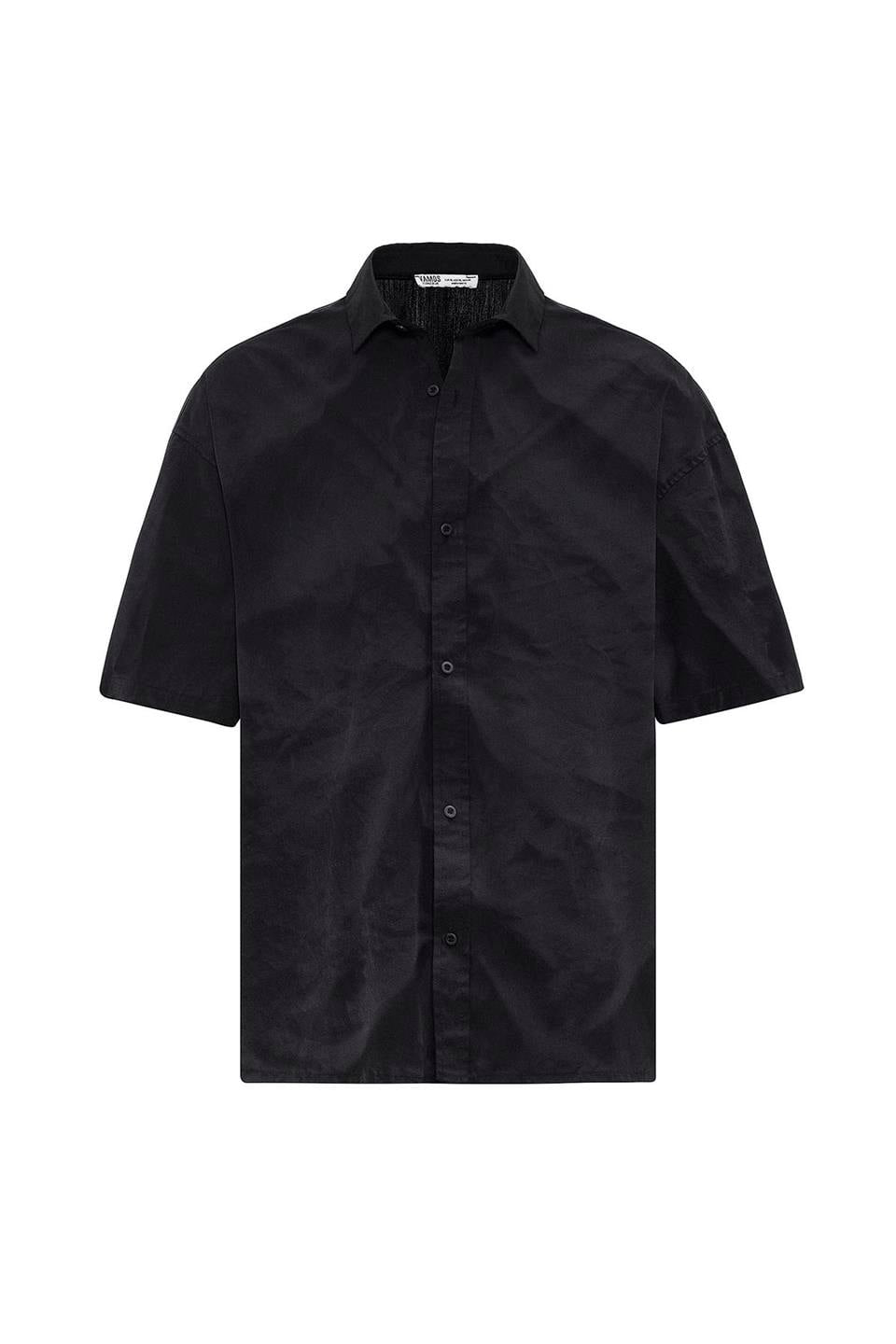 Oversized Washed Poplin Shirt
