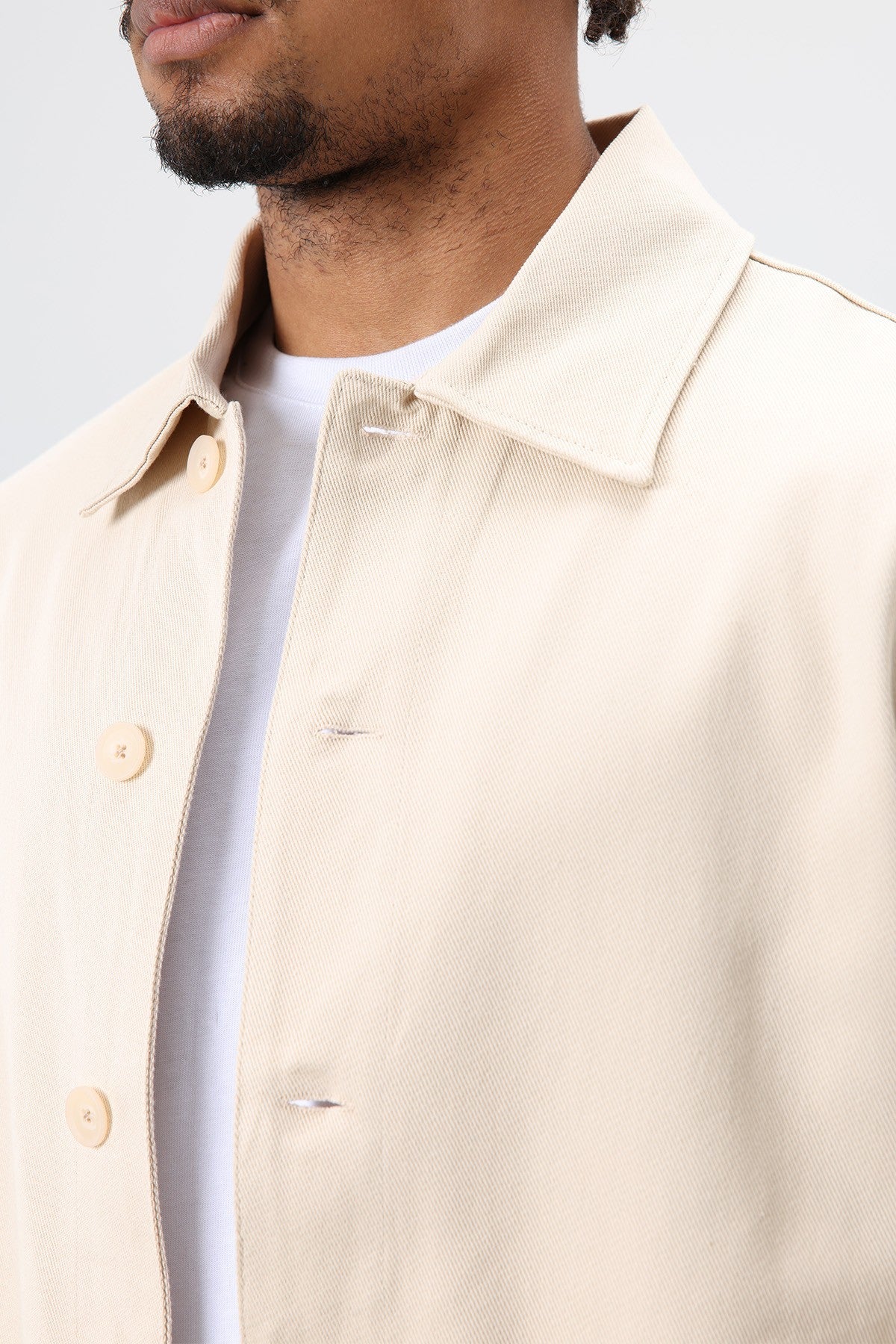 Boxy Fit Gabardine Jacket