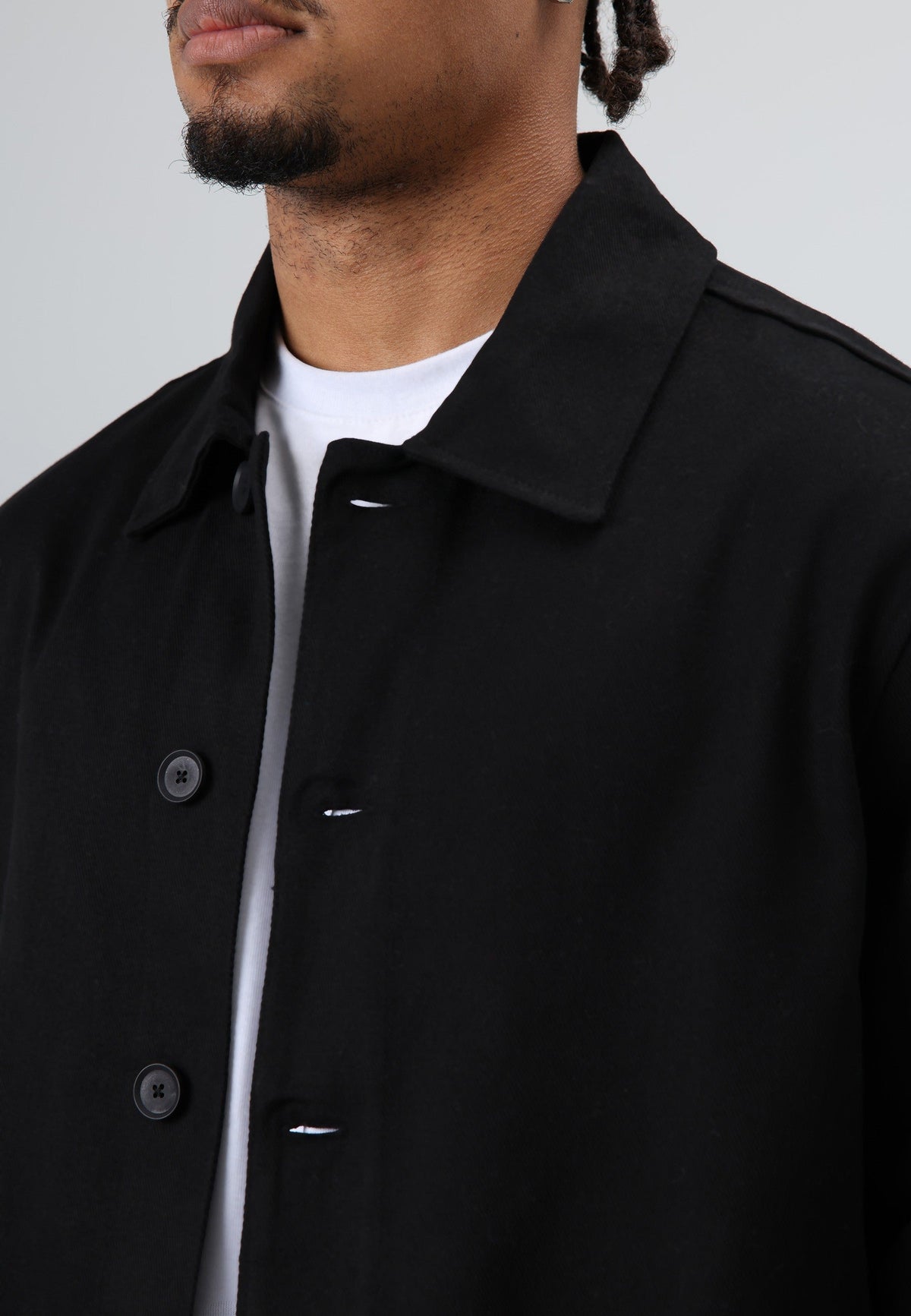Boxy Fit Gabardine Jacket