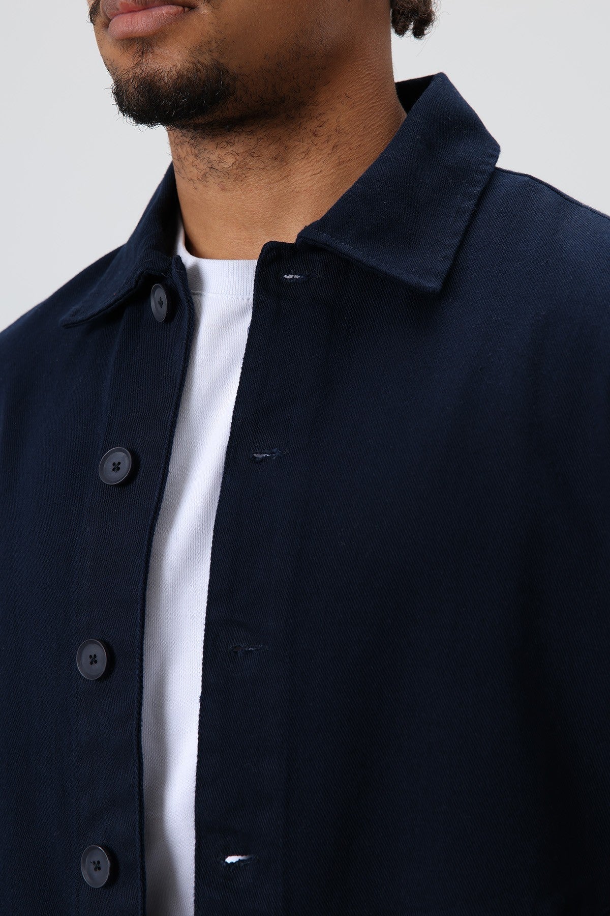Boxy Fit Gabardine Jacket