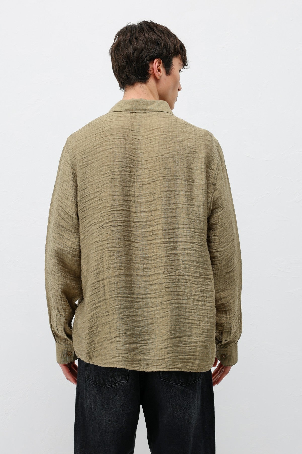 Textured Oversized Shirt