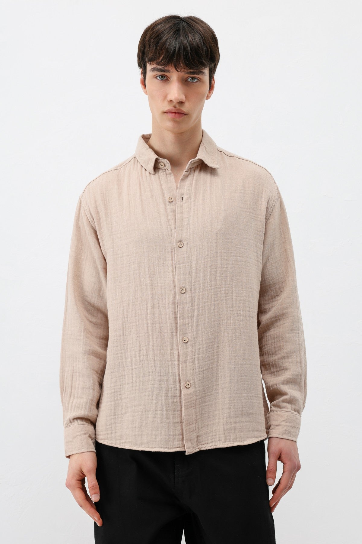 Oversized Muslin Shirt