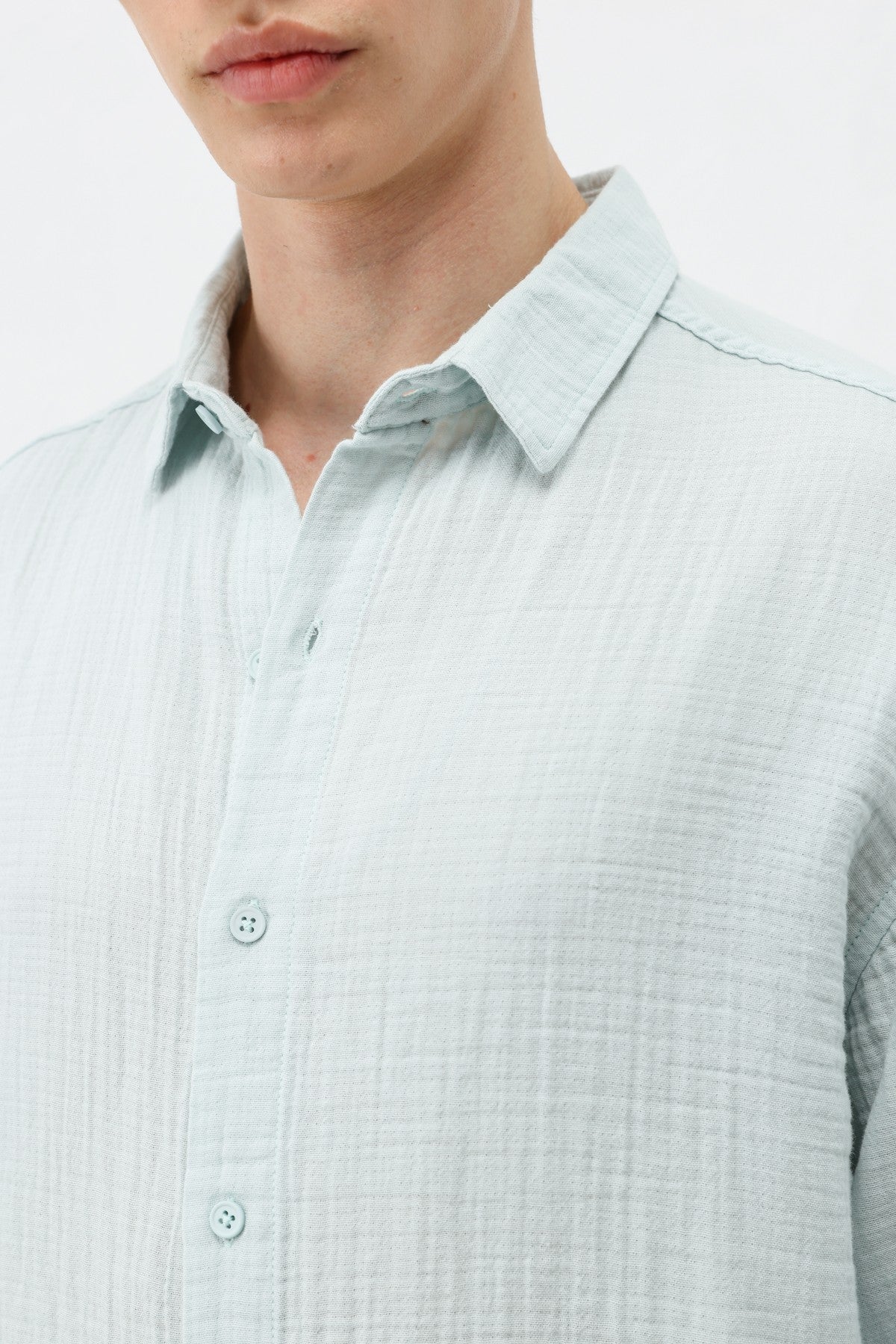 Oversized Muslin Shirt