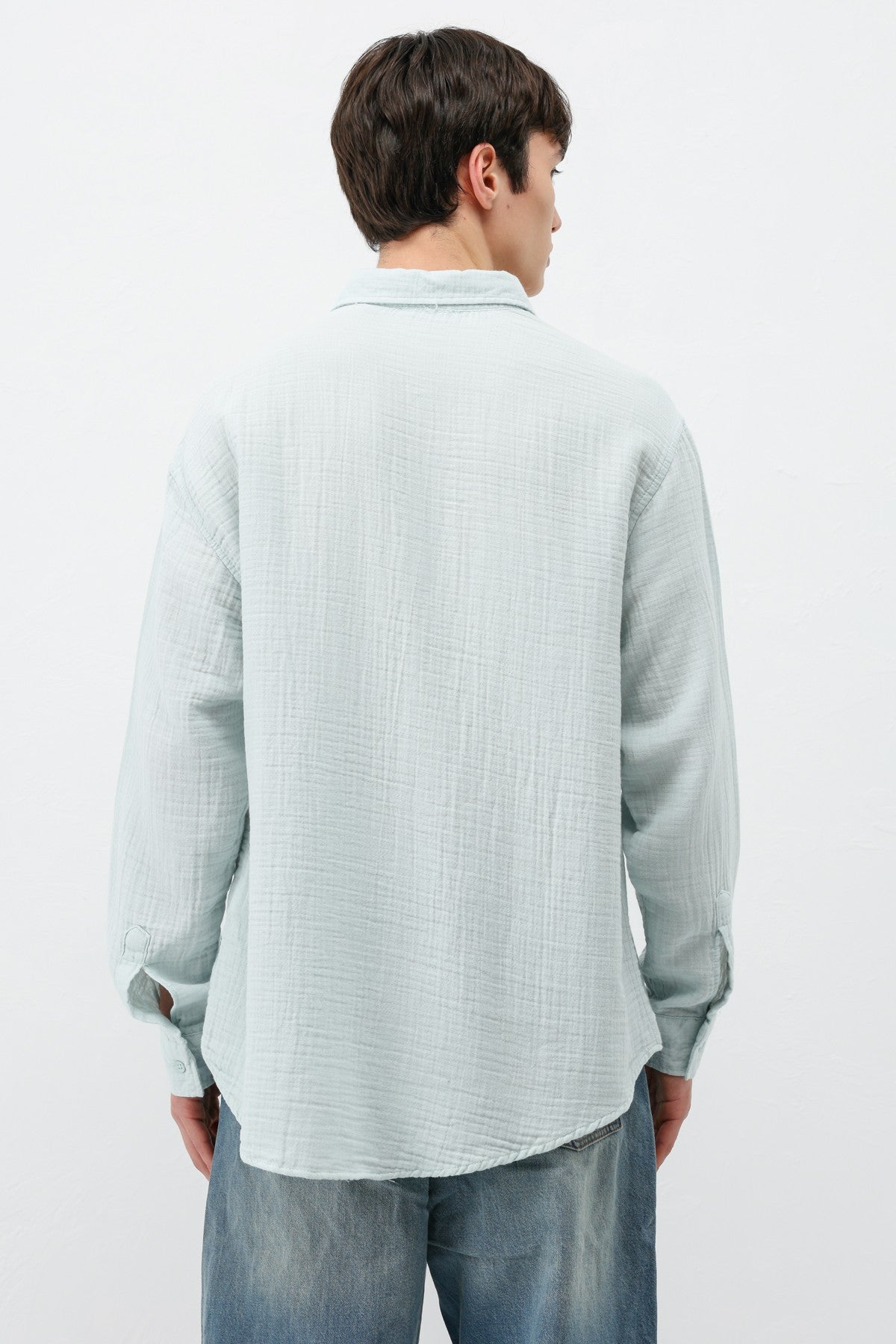 Oversized Muslin Shirt