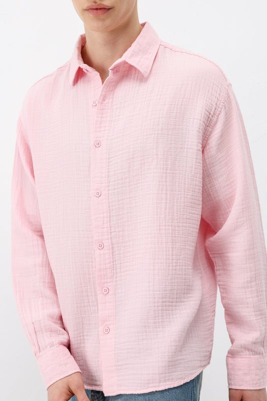 Oversized Muslin Shirt