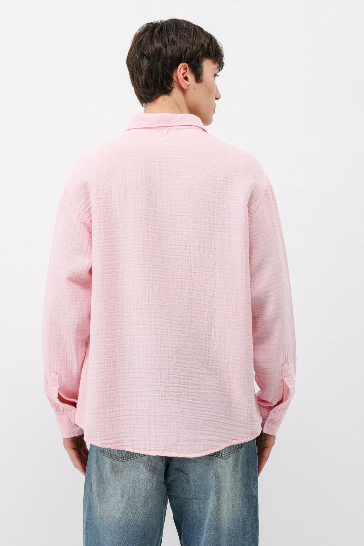 Oversized Muslin Shirt