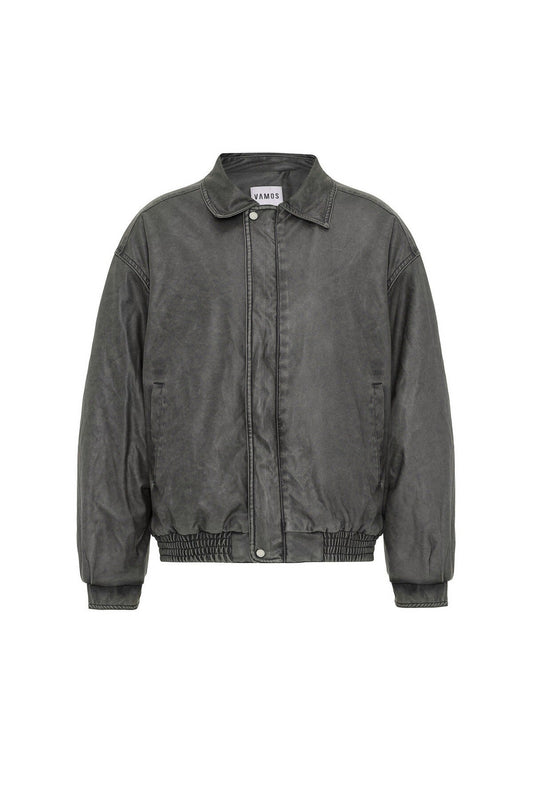 Oversized Leather Jacket (Machine Washable)