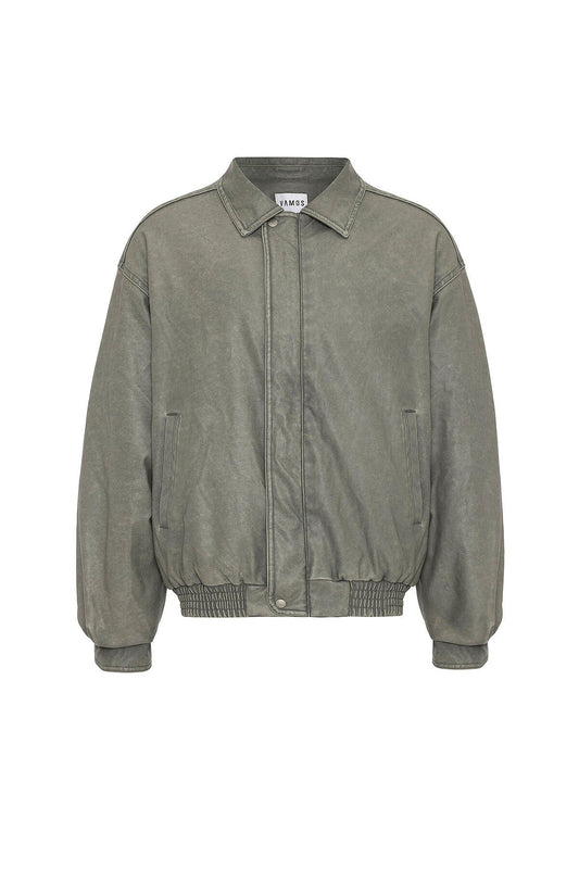 Oversized Leather Jacket (Machine Washable)