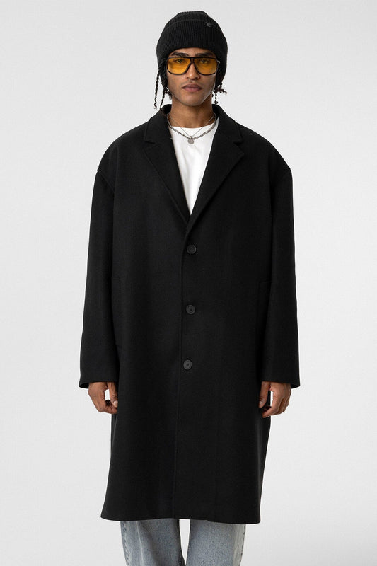 Oversized Long Cashmere Coat