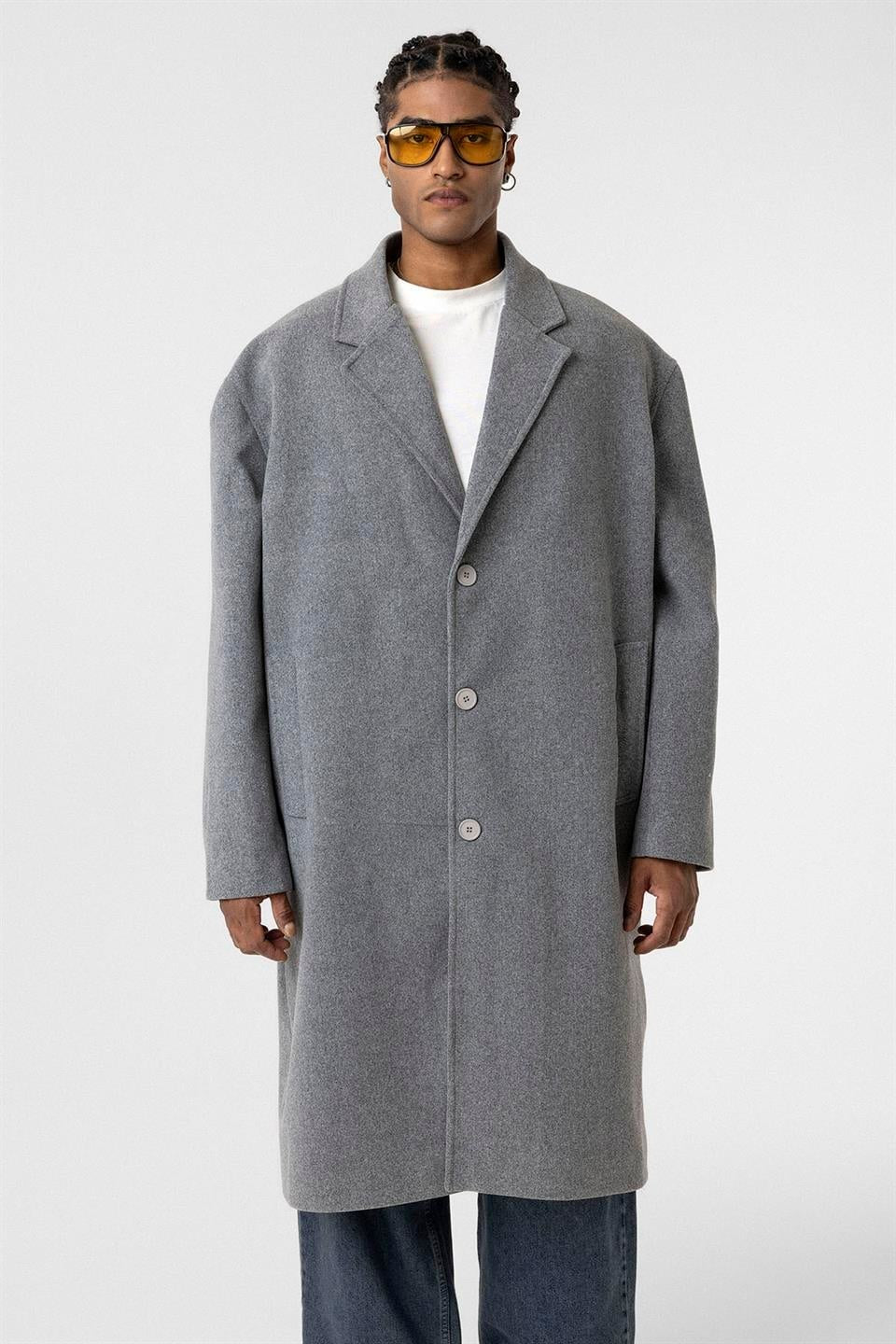 Oversized Long Cashmere Coat