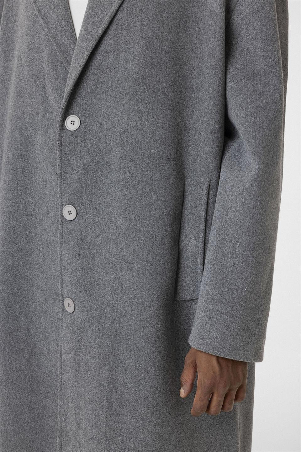 Oversized Long Cashmere Coat