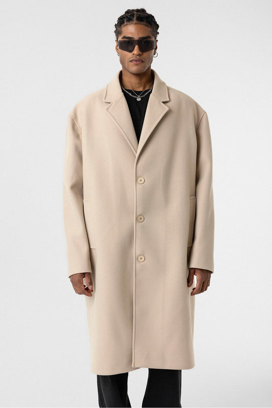 Oversized Long Cashmere Coat