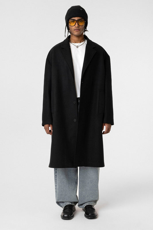 Oversized Long Cashmere Coat